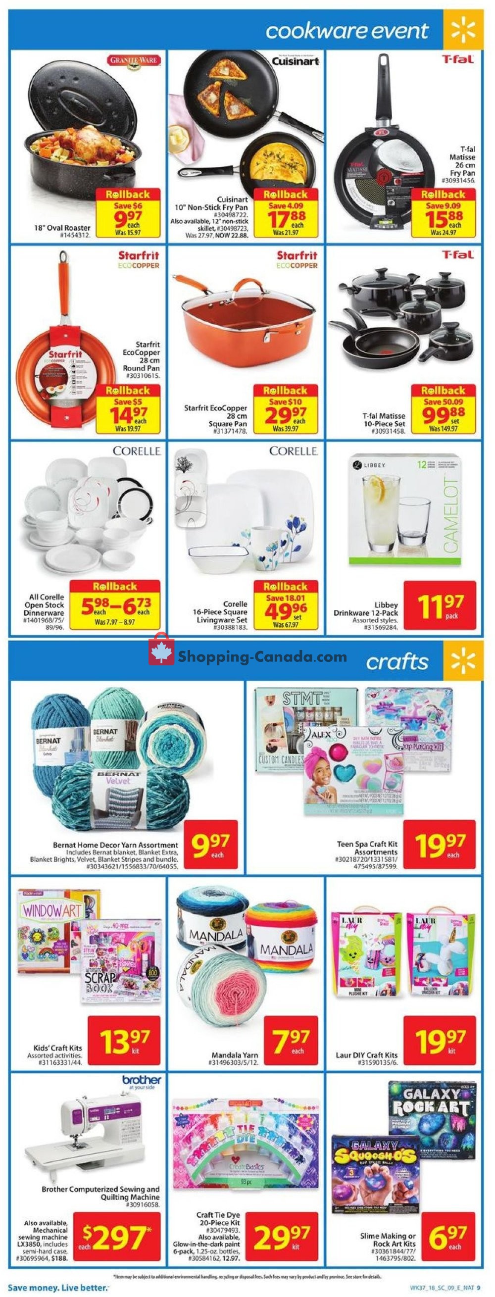 Walmart flyer from Thursday October 4, 2018 to Wednesday October 10, 2018 - page 9
