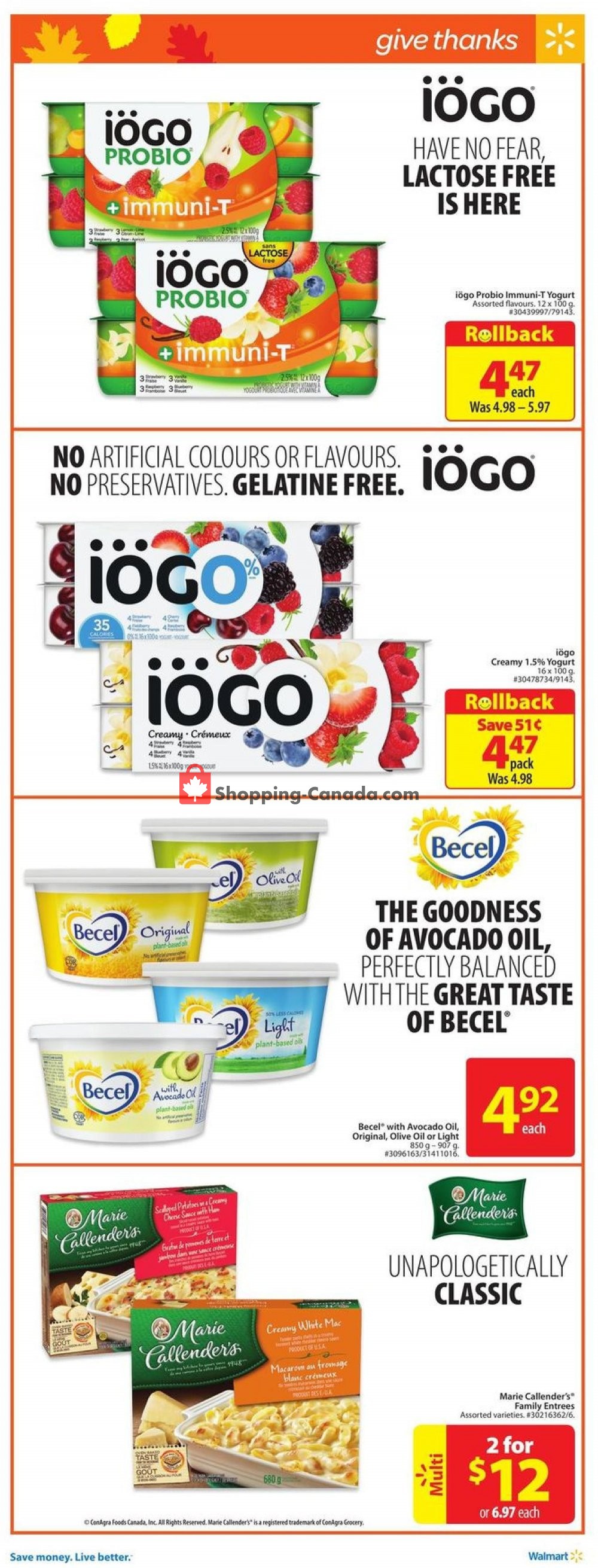 Walmart flyer from Thursday September 20, 2018 to Wednesday September 26, 2018 - page 6