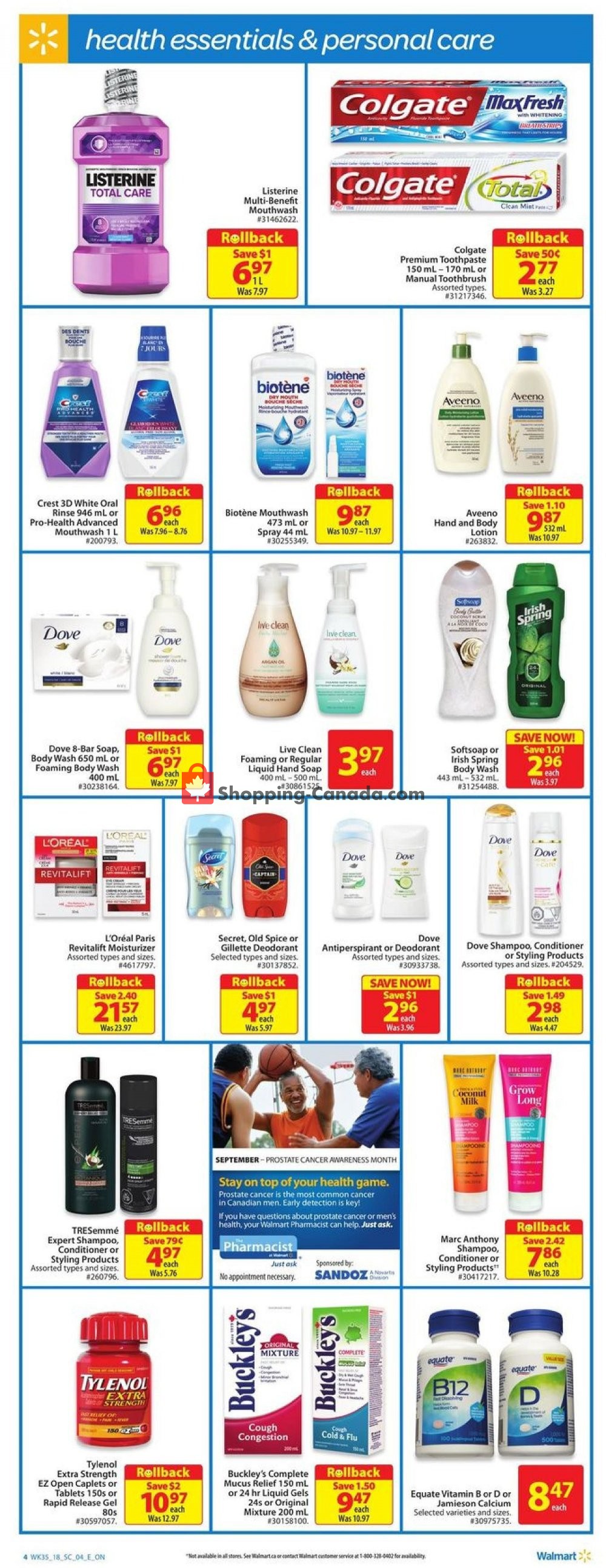 Walmart flyer from Thursday September 20, 2018 to Wednesday September 26, 2018 - page 8