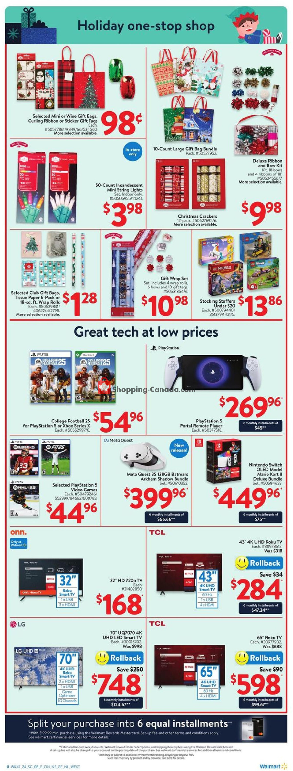 Walmart flyer from Thursday December 12, 2024 to Wednesday December 18, 2024 - page 15