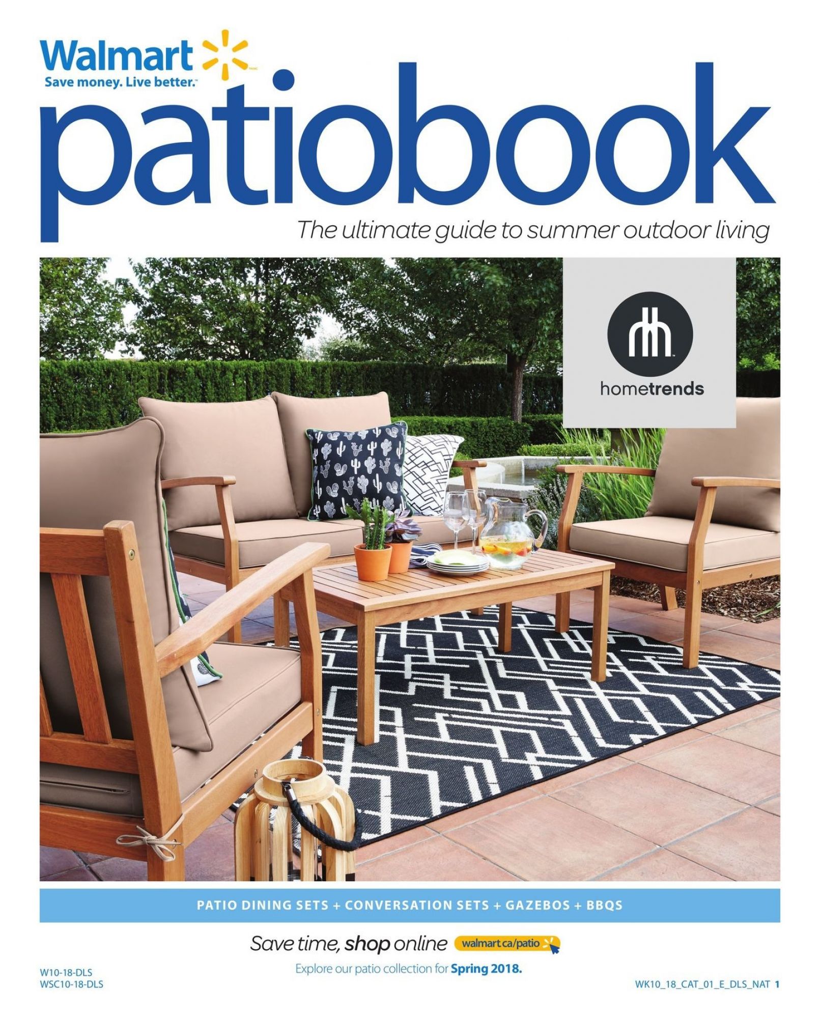 walmart canada outdoor furniture on Walmart Canada Flyer Patio Book On April 19 June 20 2018 Shopping Canada