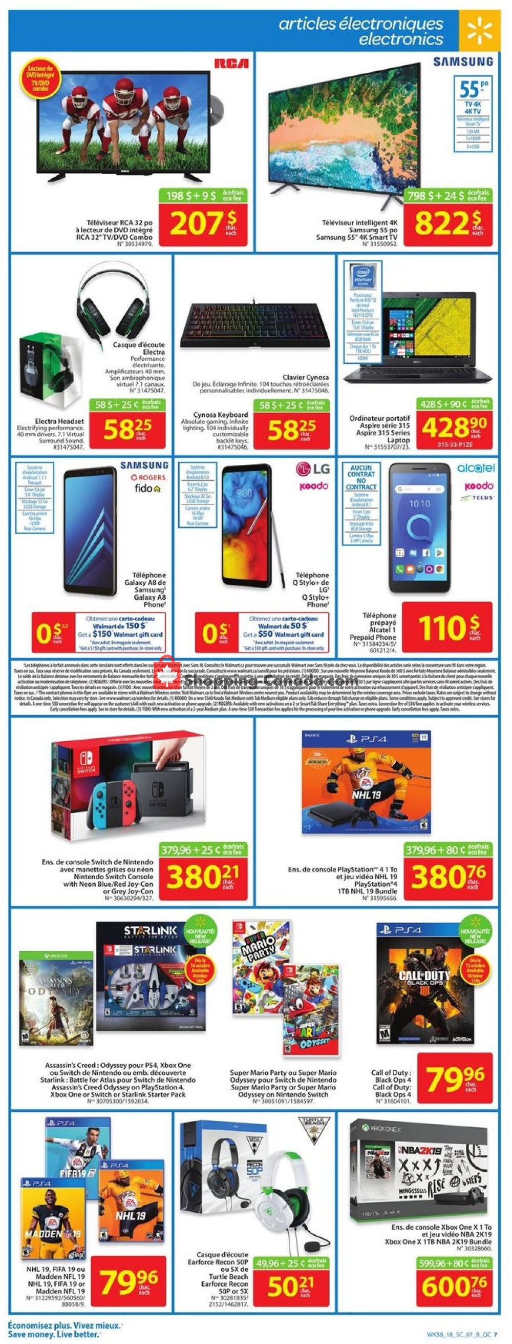 Walmart flyer from Thursday October 11, 2018 to Wednesday October 17, 2018 - page 13