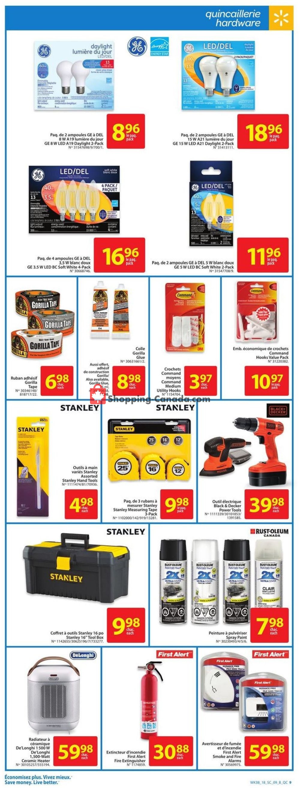 Walmart flyer from Thursday October 11, 2018 to Wednesday October 17, 2018 - page 15