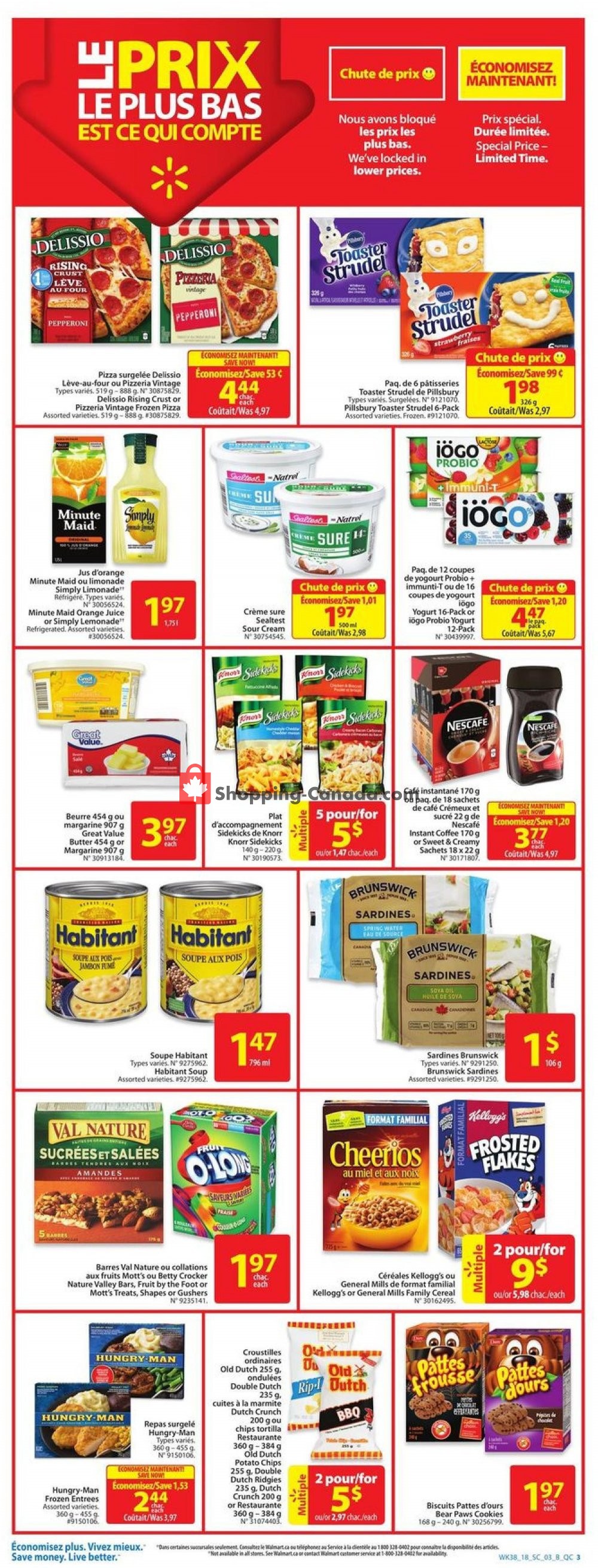 Walmart flyer from Thursday October 11, 2018 to Wednesday October 17, 2018 - page 3