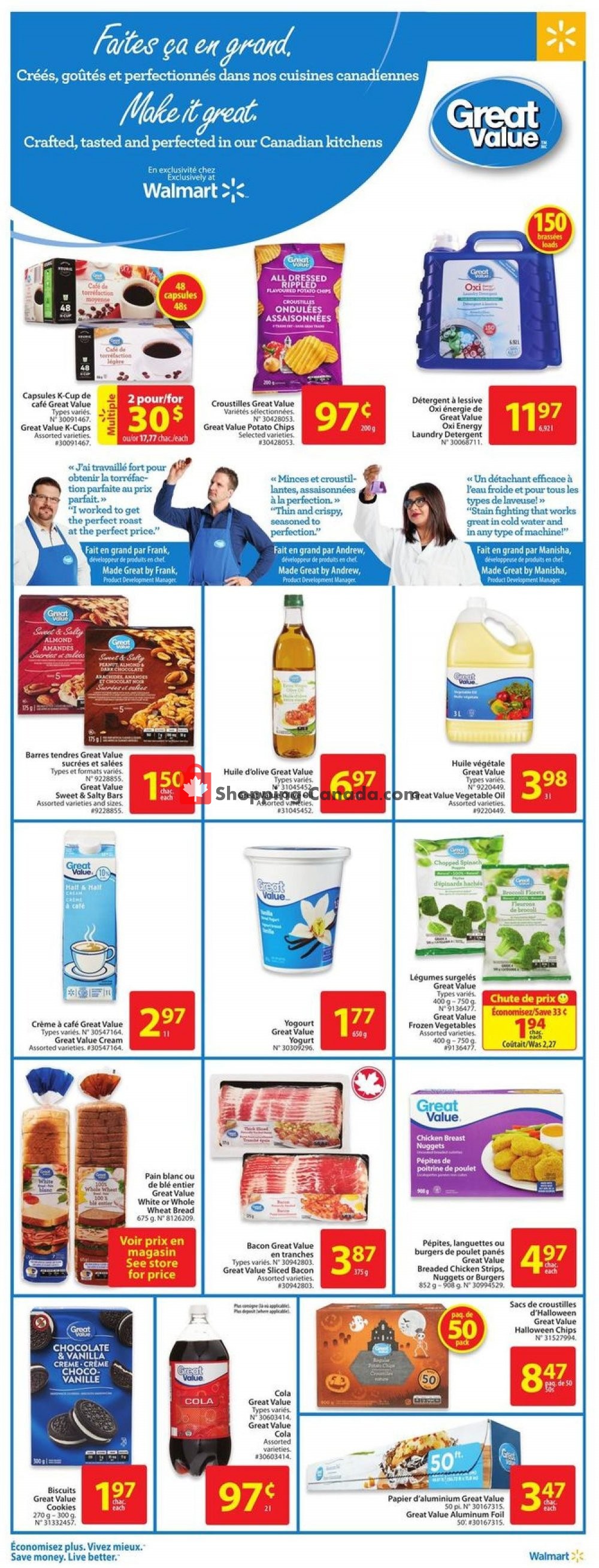 Walmart flyer from Thursday October 11, 2018 to Wednesday October 17, 2018 - page 4
