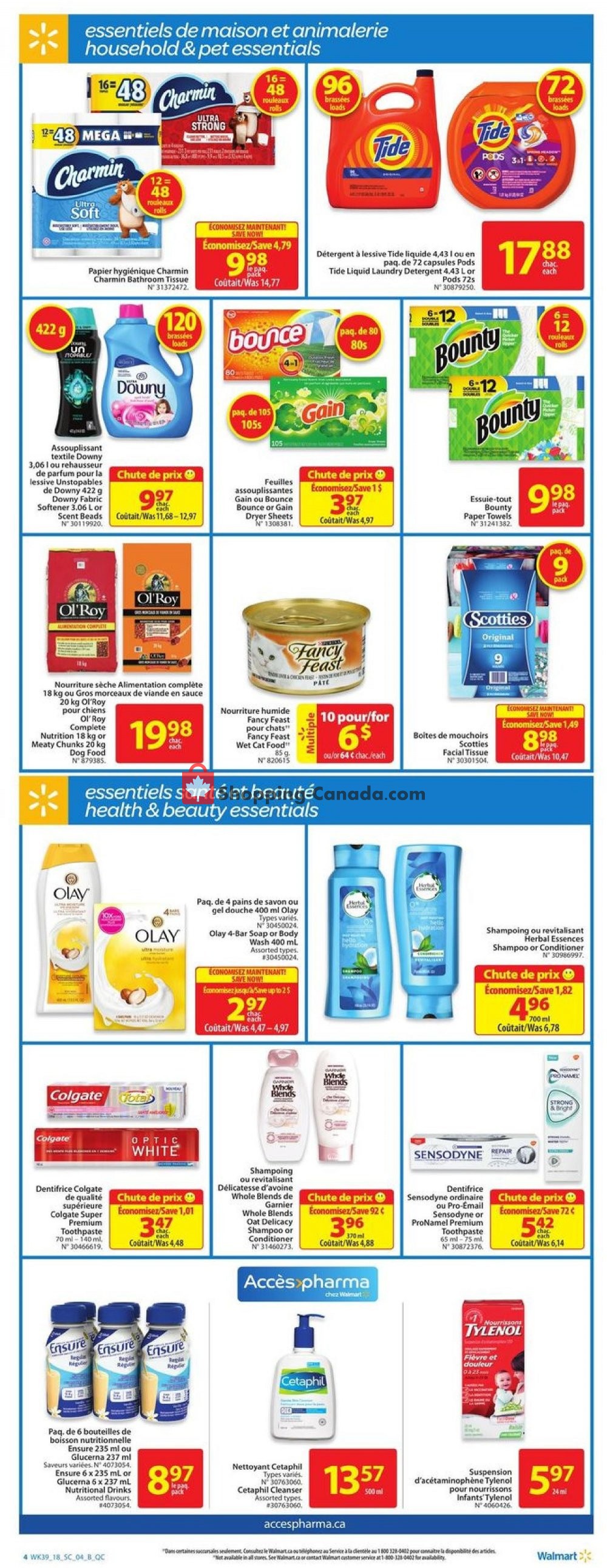 Walmart flyer from Thursday October 18, 2018 to Wednesday October 24, 2018 - page 4