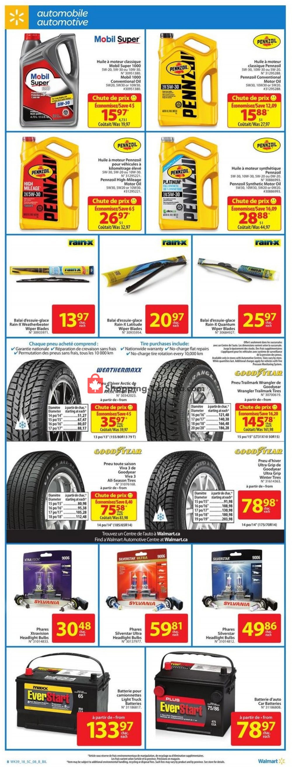 Walmart flyer from Thursday October 18, 2018 to Wednesday October 24, 2018 - page 9