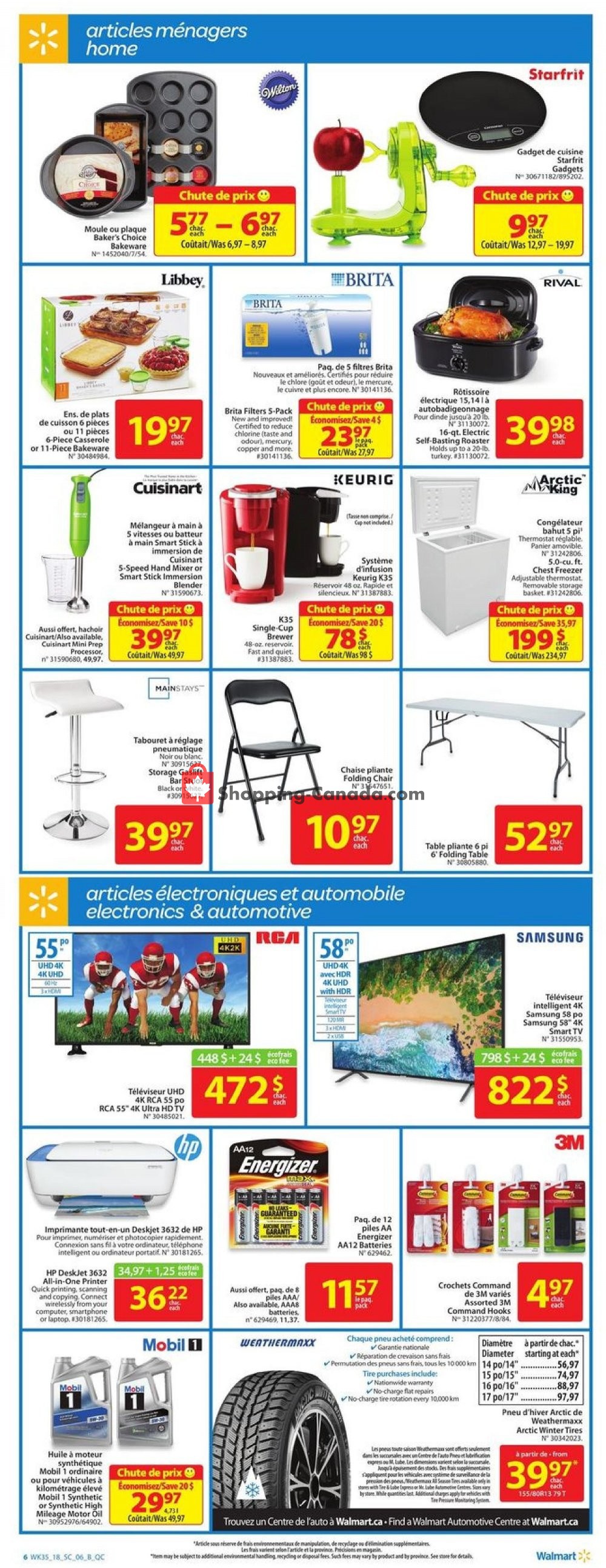 Walmart flyer from Thursday September 20, 2018 to Wednesday September 26, 2018 - page 10