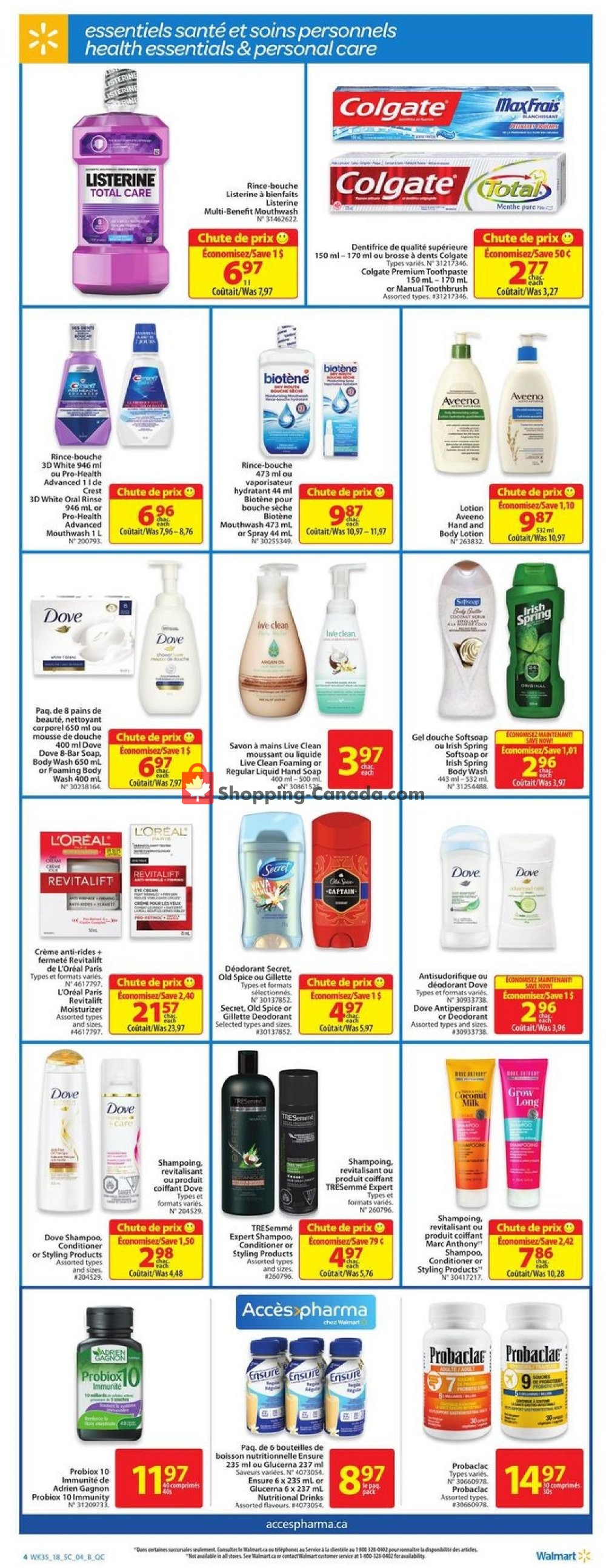 Walmart flyer from Thursday September 20, 2018 to Wednesday September 26, 2018 - page 8