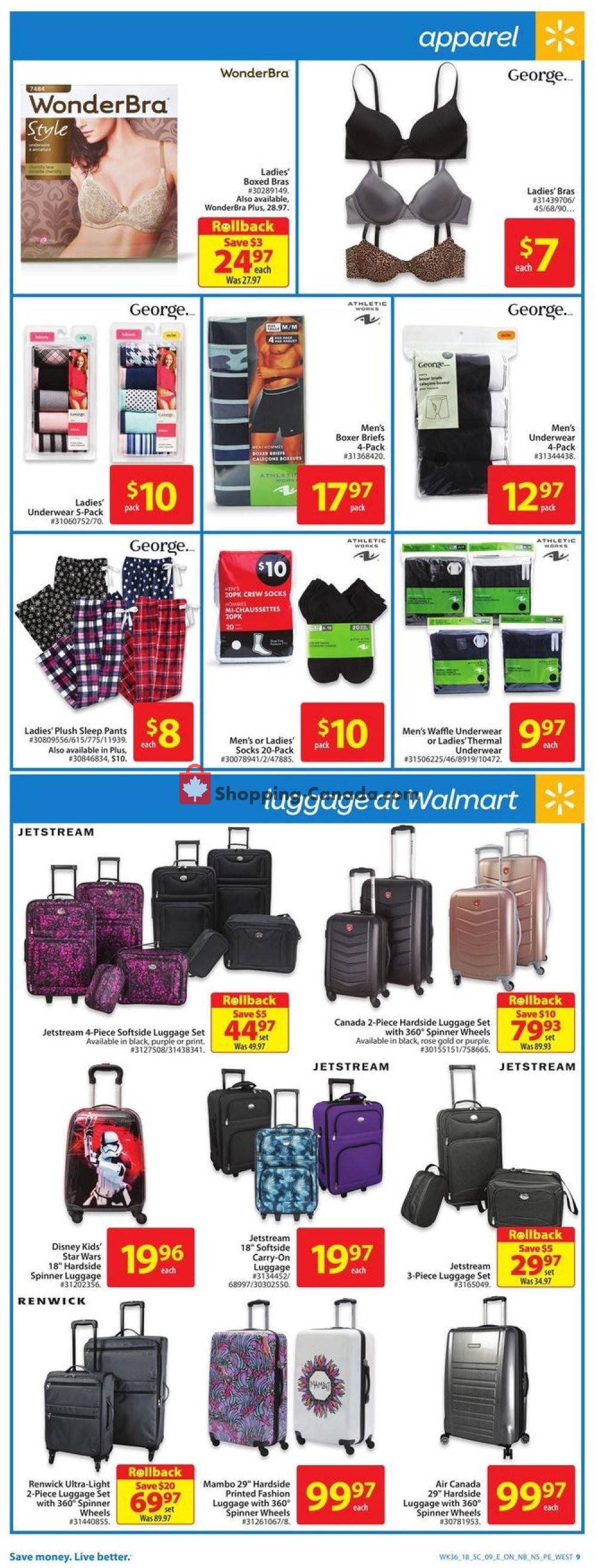Walmart flyer from Thursday September 27, 2018 to Wednesday October 3, 2018 - page 15