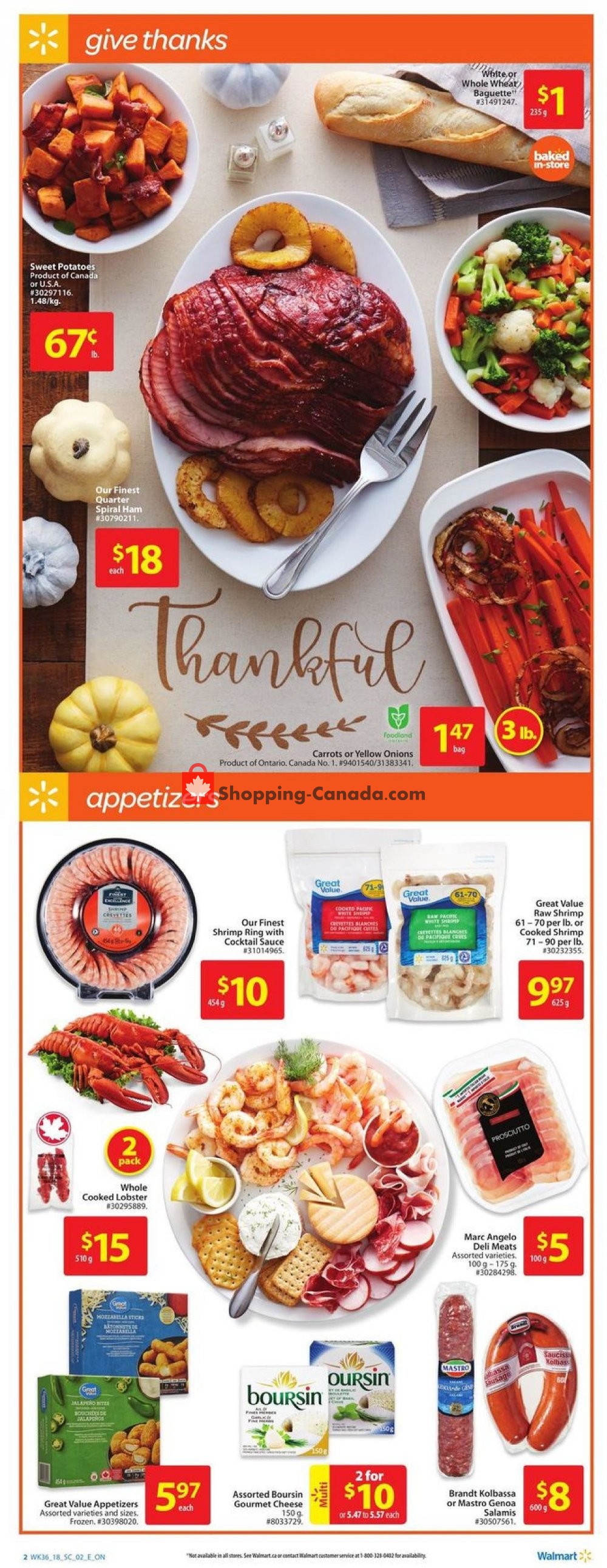 Walmart flyer from Thursday September 27, 2018 to Wednesday October 3, 2018 - page 2