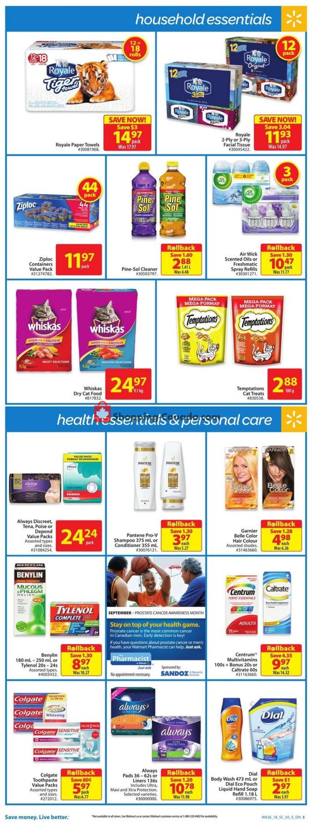 Walmart flyer from Thursday September 27, 2018 to Wednesday October 3, 2018 - page 6