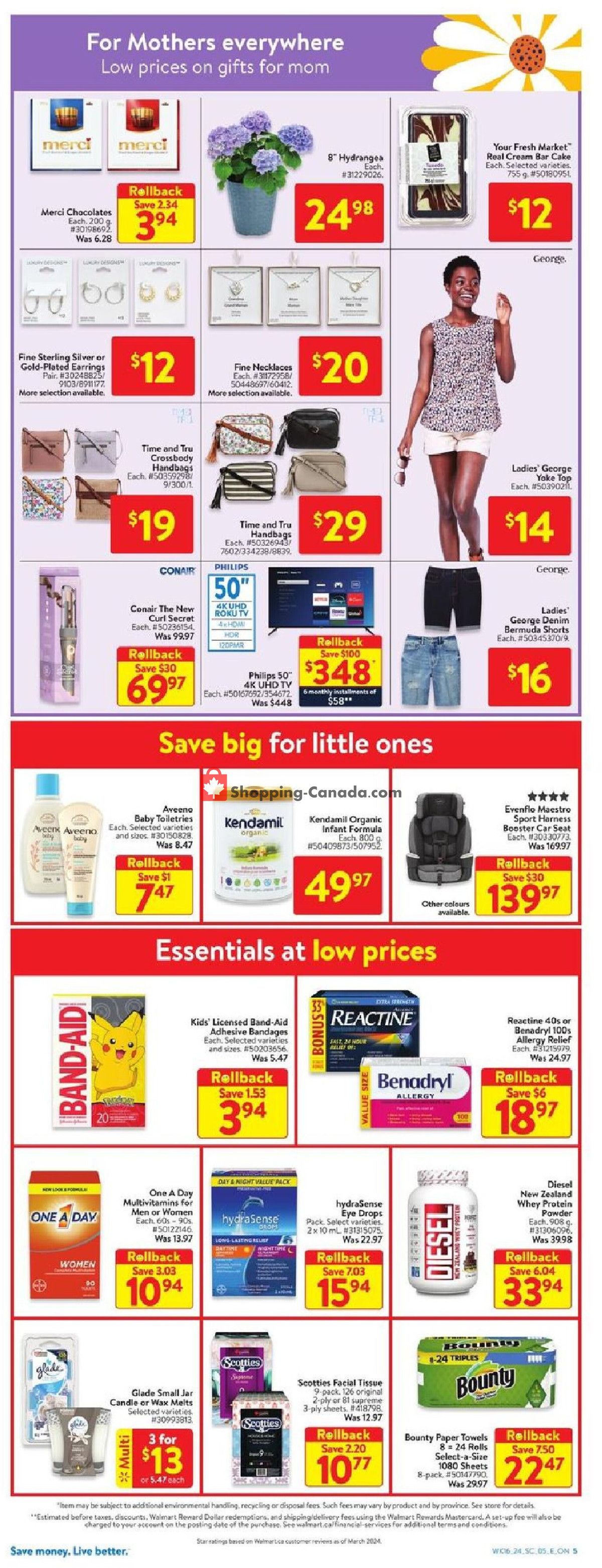 Walmart flyer from Thursday May 9, 2024 to Wednesday May 15, 2024 - page 14