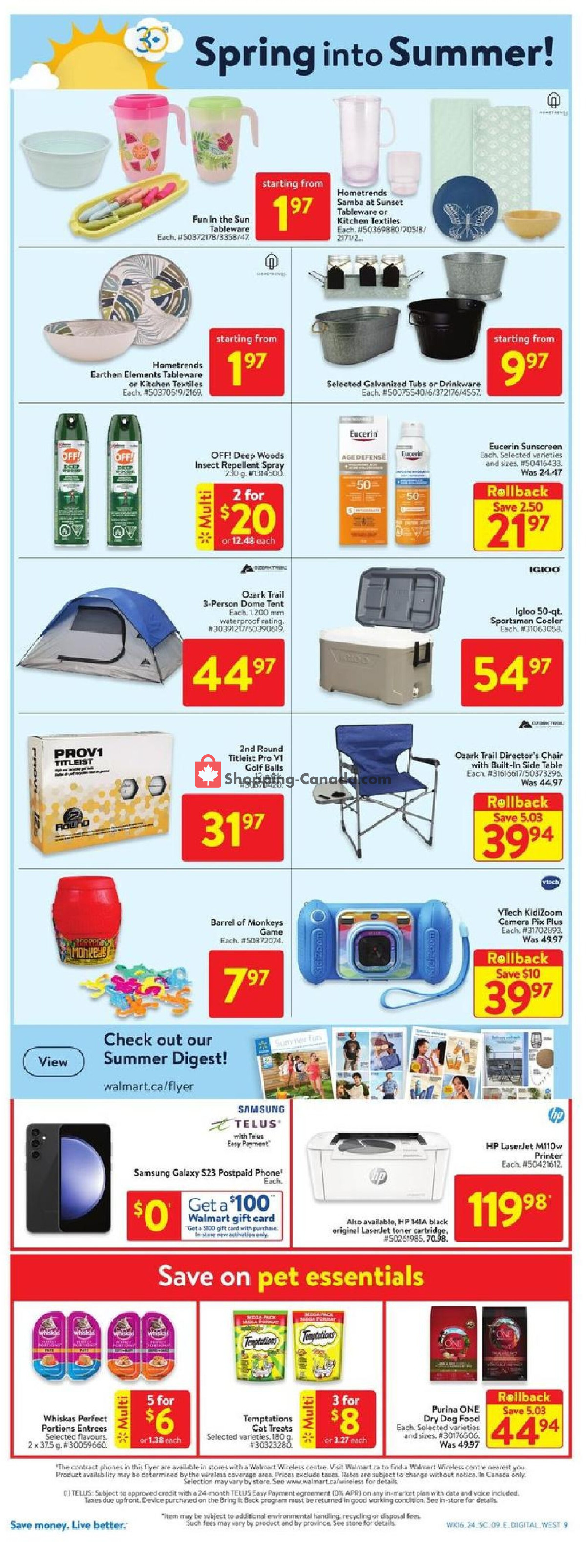 Walmart flyer from Thursday May 9, 2024 to Wednesday May 15, 2024 - page 19