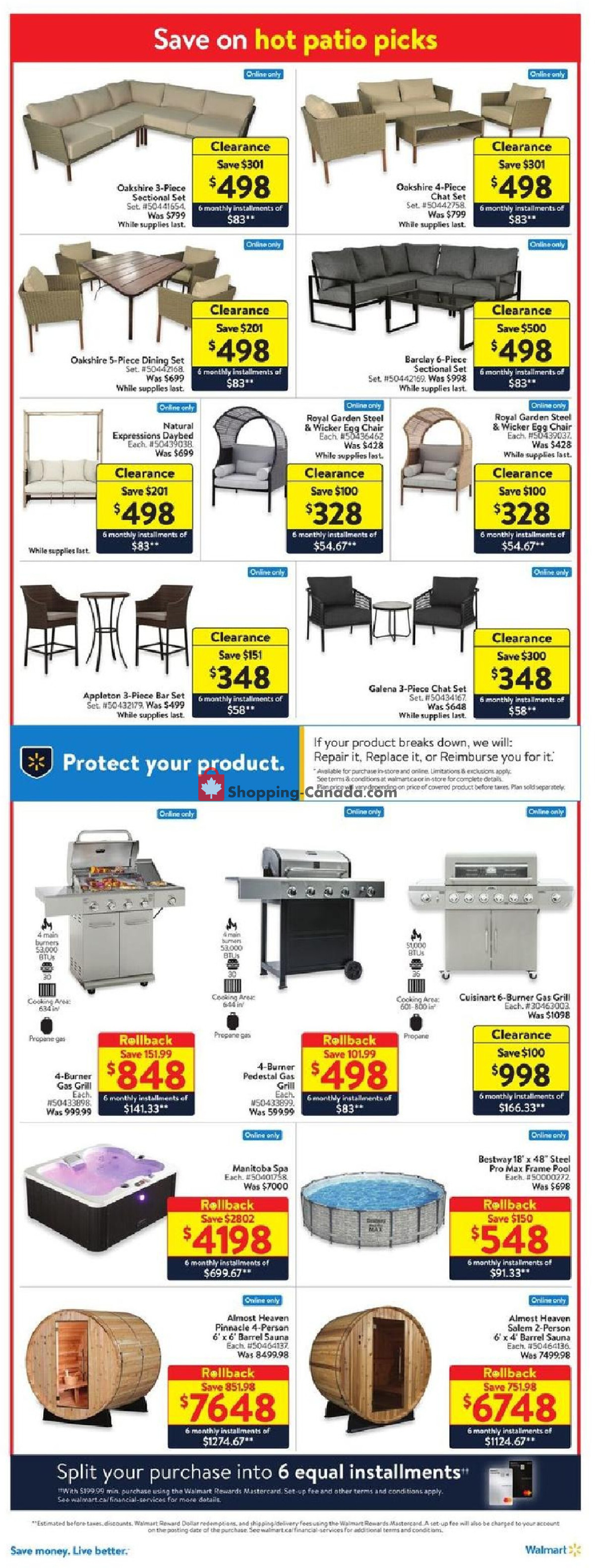 Walmart flyer from Thursday May 9, 2024 to Wednesday May 15, 2024 - page 20