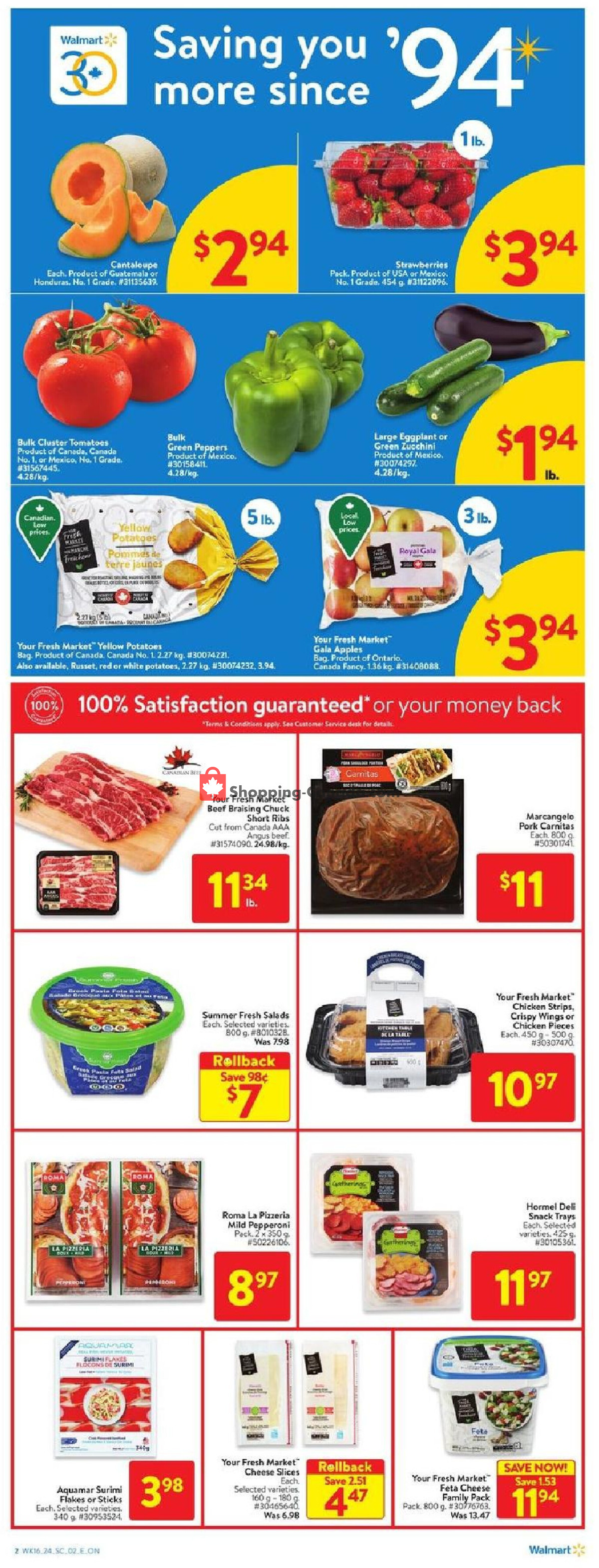 Walmart flyer from Thursday May 9, 2024 to Wednesday May 15, 2024 - page 4