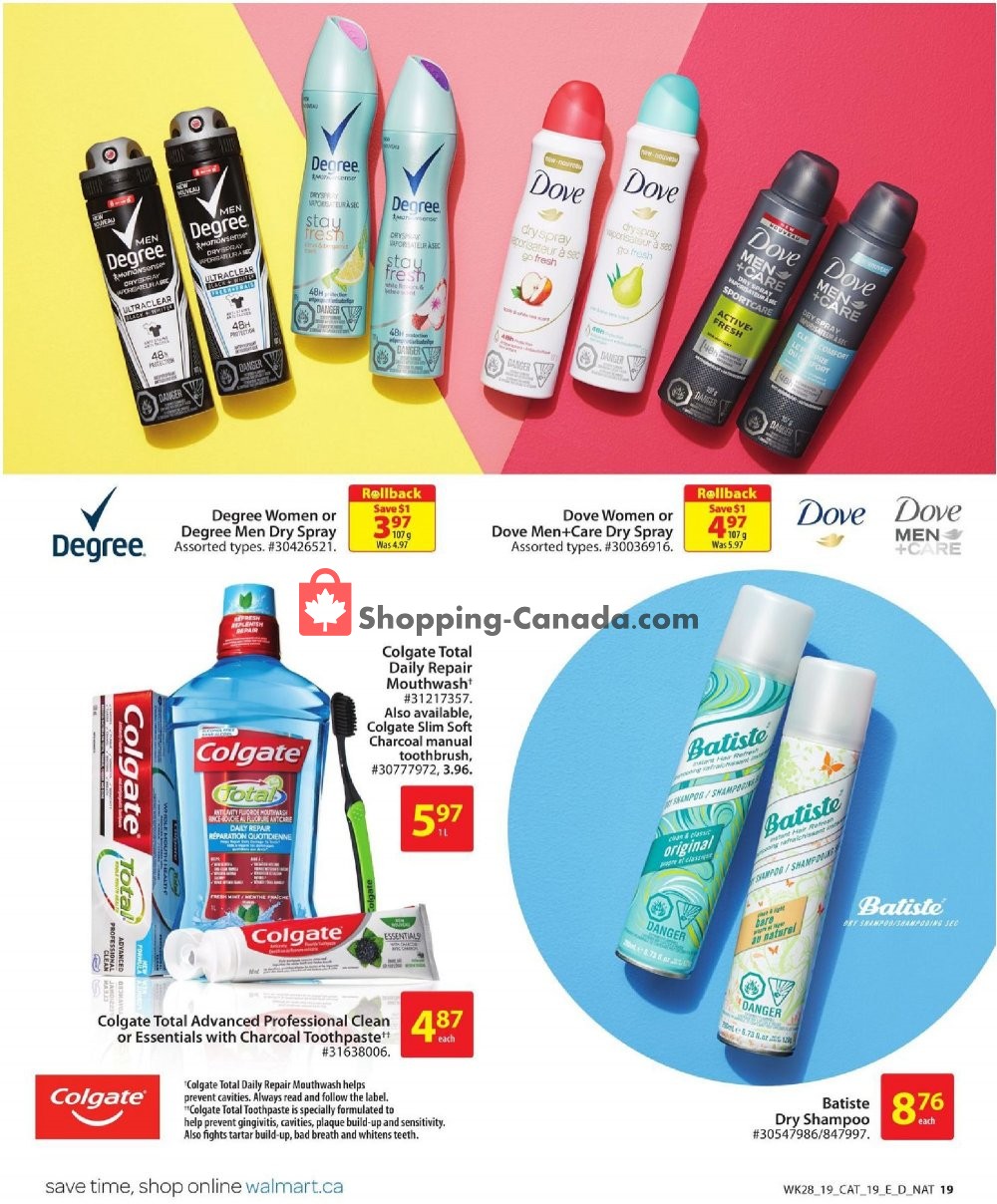 Walmart flyer from Thursday August 1, 2019 to Wednesday August 28, 2019 - page 21