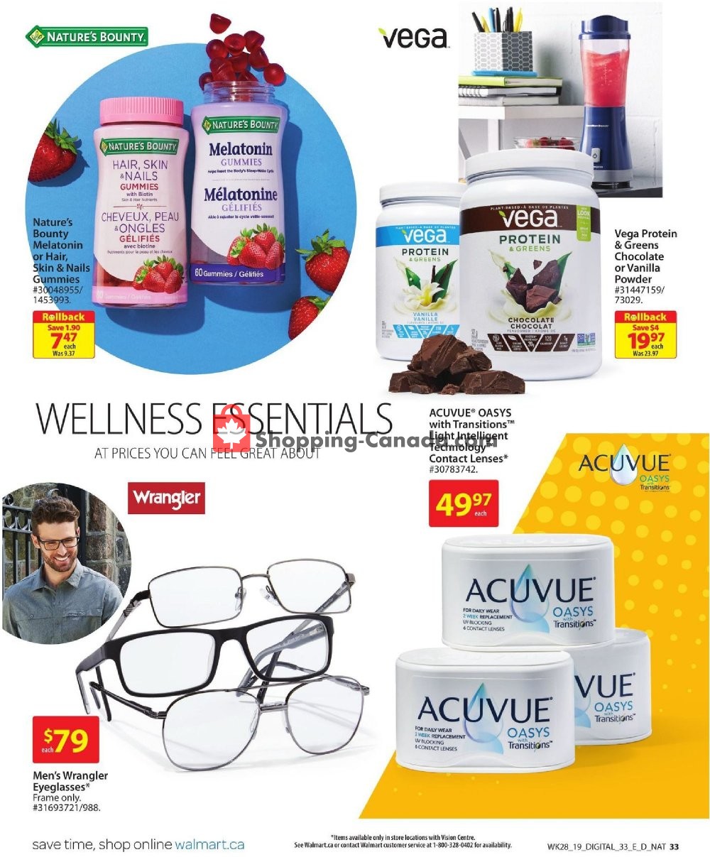 Walmart flyer from Thursday August 1, 2019 to Wednesday August 28, 2019 - page 22