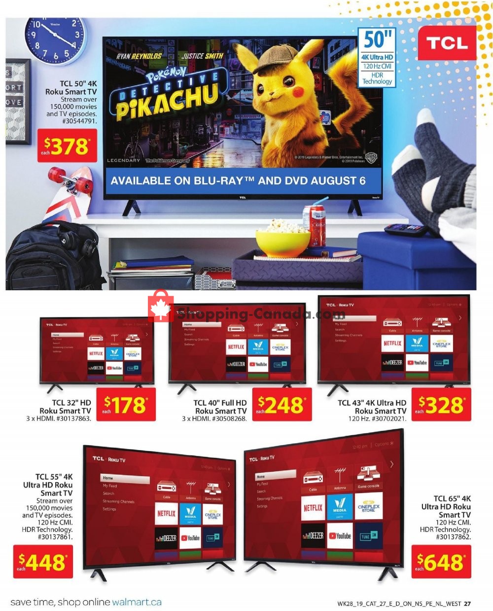 Walmart flyer from Thursday August 1, 2019 to Wednesday August 28, 2019 - page 30