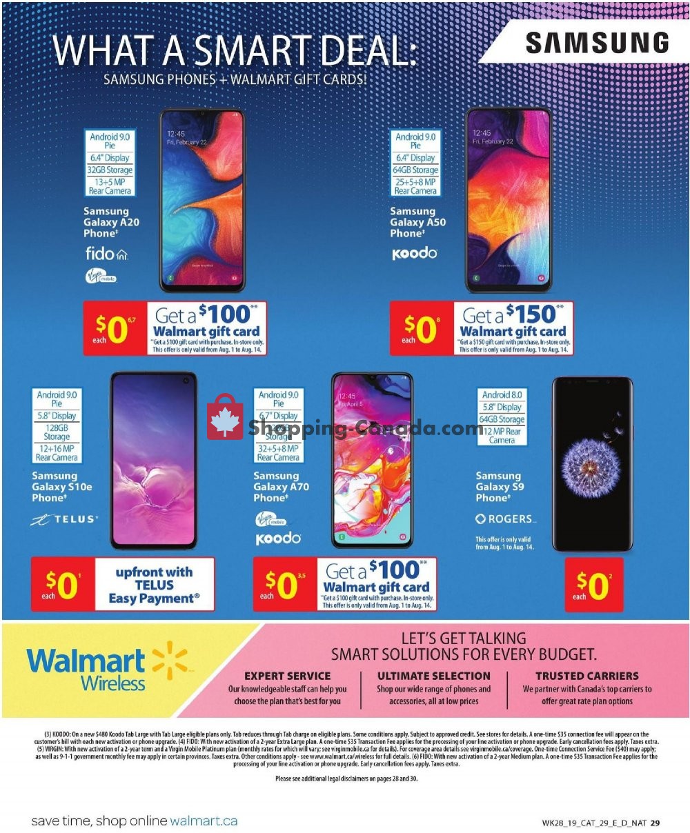 Walmart flyer from Thursday August 1, 2019 to Wednesday August 28, 2019 - page 32