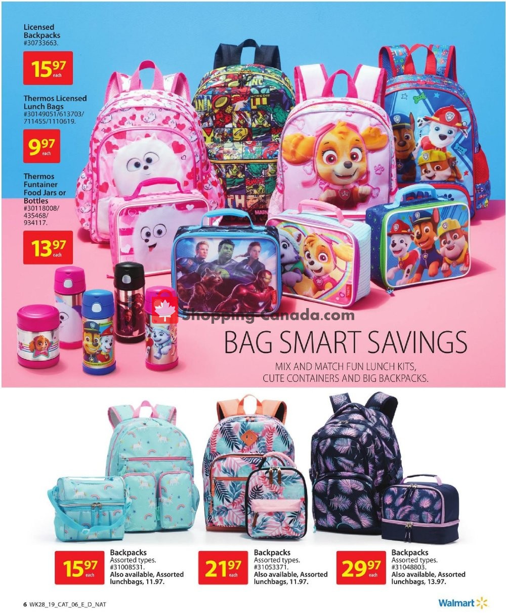 Walmart flyer from Thursday August 1, 2019 to Wednesday August 28, 2019 - page 6