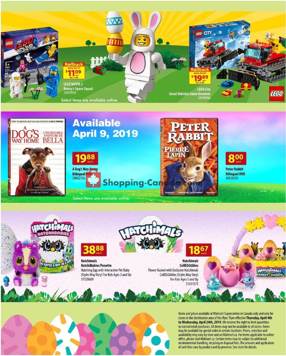 Walmart flyer from Wednesday April 10, 2019 to Wednesday April 24, 2019 - page 3