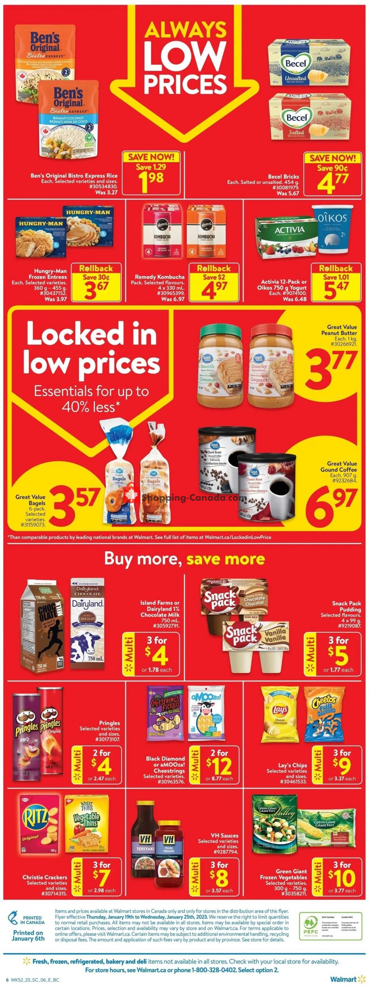 Walmart flyer from Thursday January 19, 2023 to Wednesday January 25, 2023 - page 2