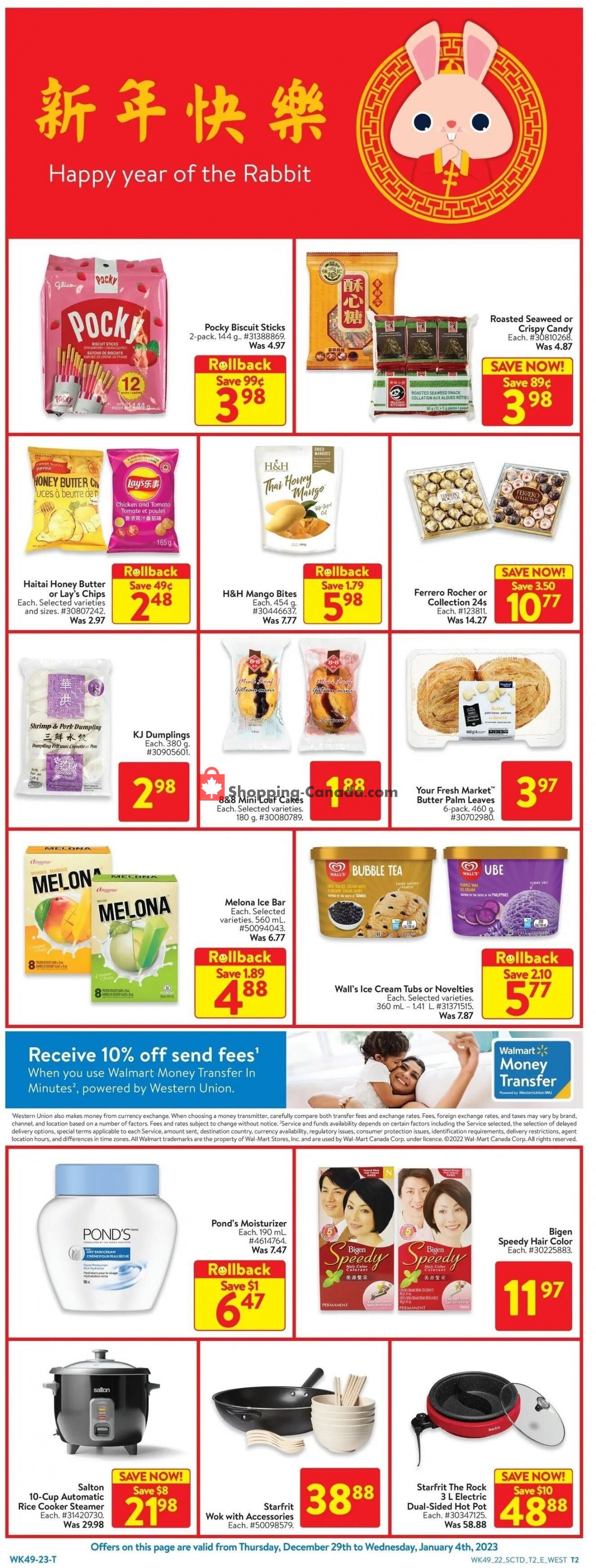 Walmart flyer from Thursday January 19, 2023 to Wednesday January 25, 2023 - page 4