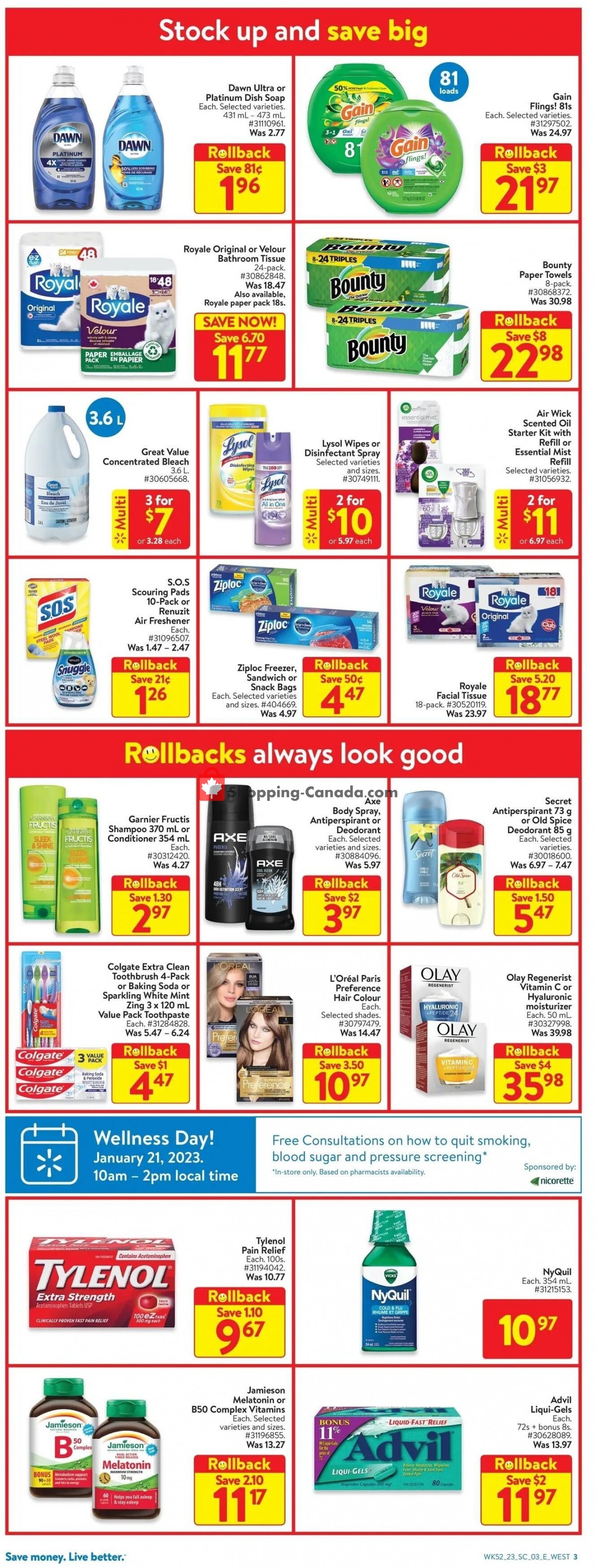 Walmart flyer from Thursday January 19, 2023 to Wednesday January 25, 2023 - page 6