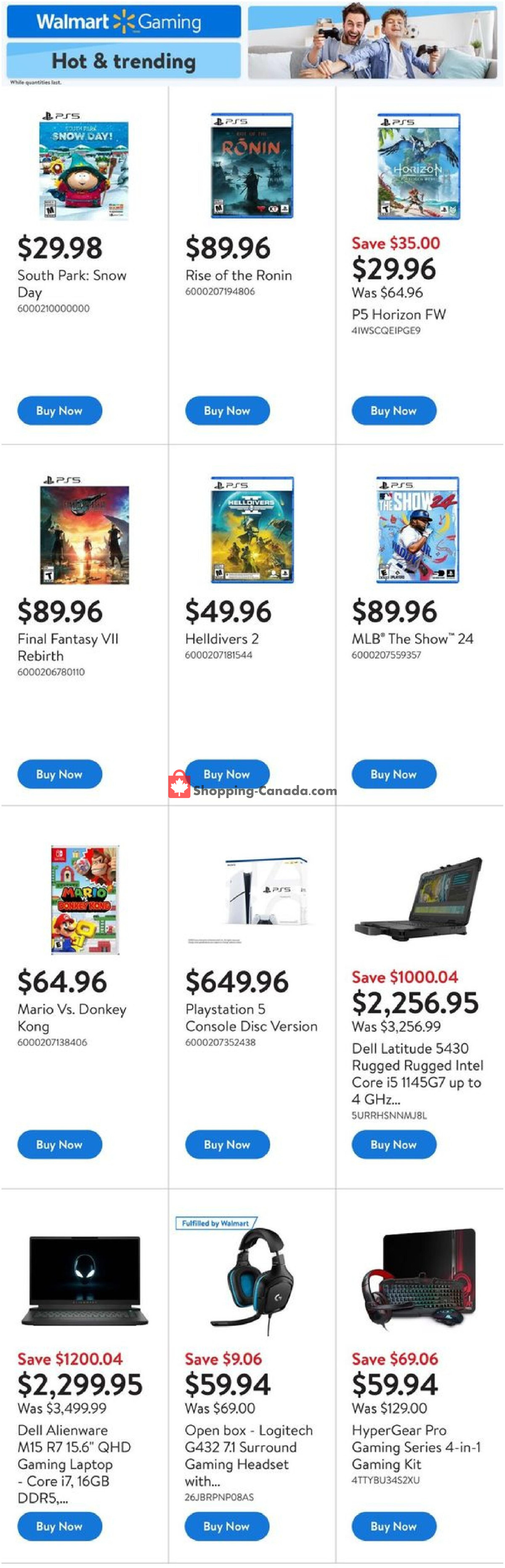 Walmart flyer from Wednesday March 27, 2024 to Wednesday May 1, 2024 - page 3