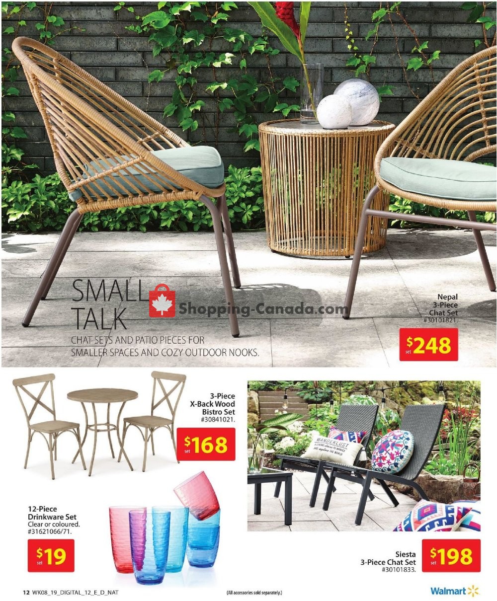 walmart canada outdoor furniture on Walmart Canada Flyer Springbook Atlantic March 14 April 24 2019 Shopping Canada