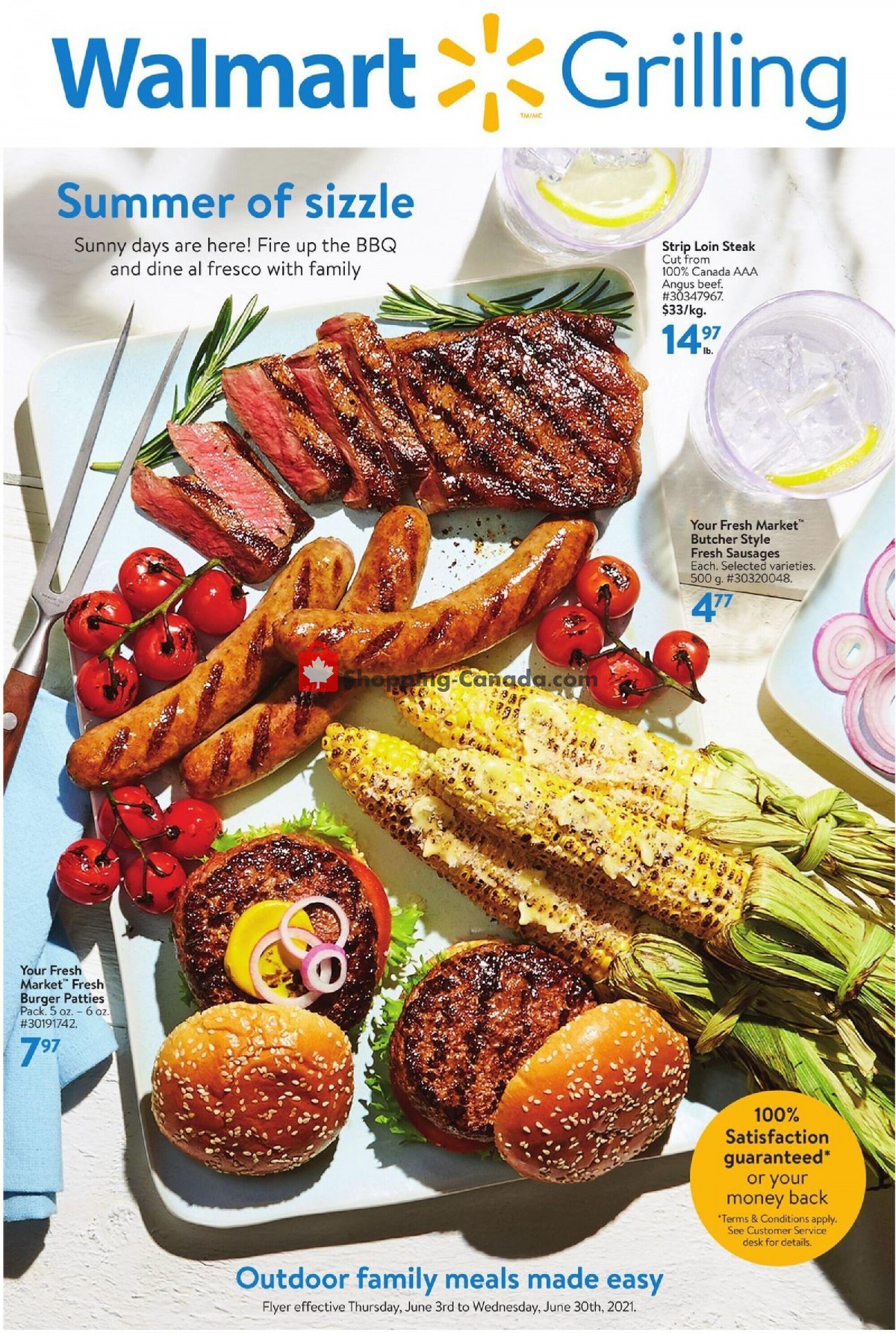 Walmart flyer from Thursday June 3, 2021 to Wednesday June 30, 2021 - page 1