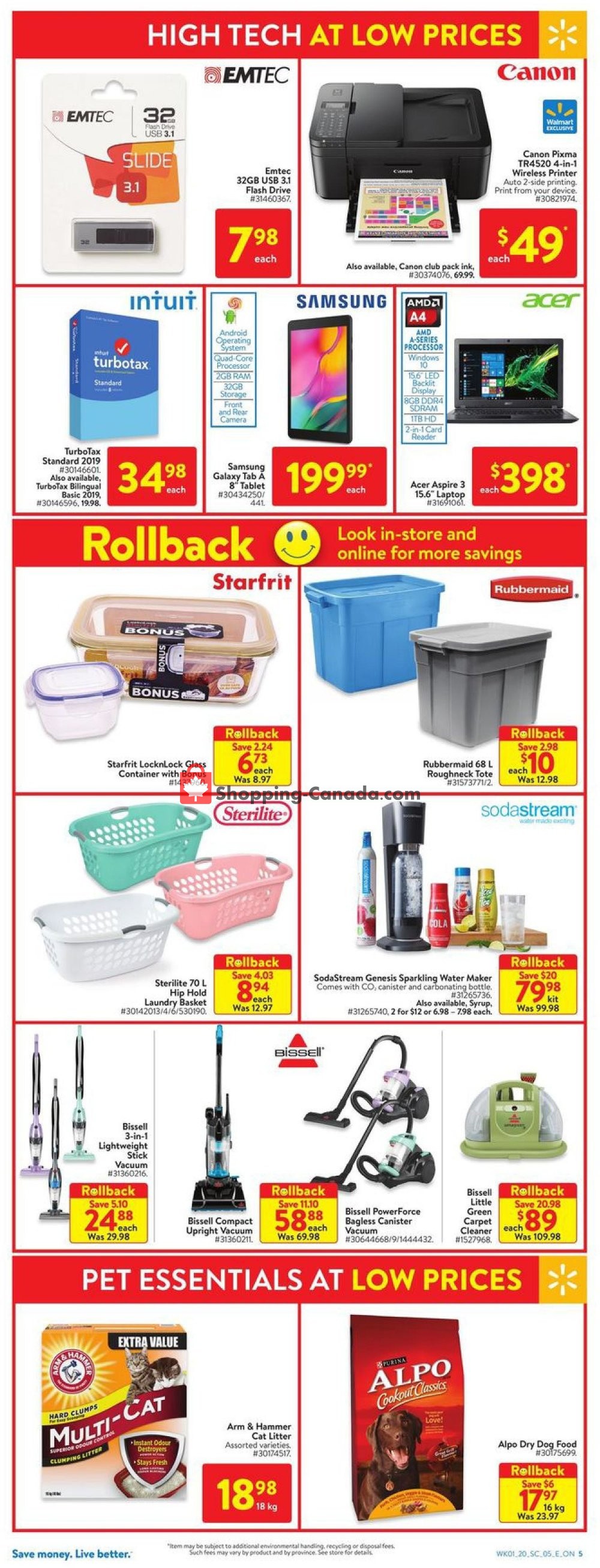 Walmart flyer from Thursday January 30, 2020 to Wednesday February 5, 2020 - page 10