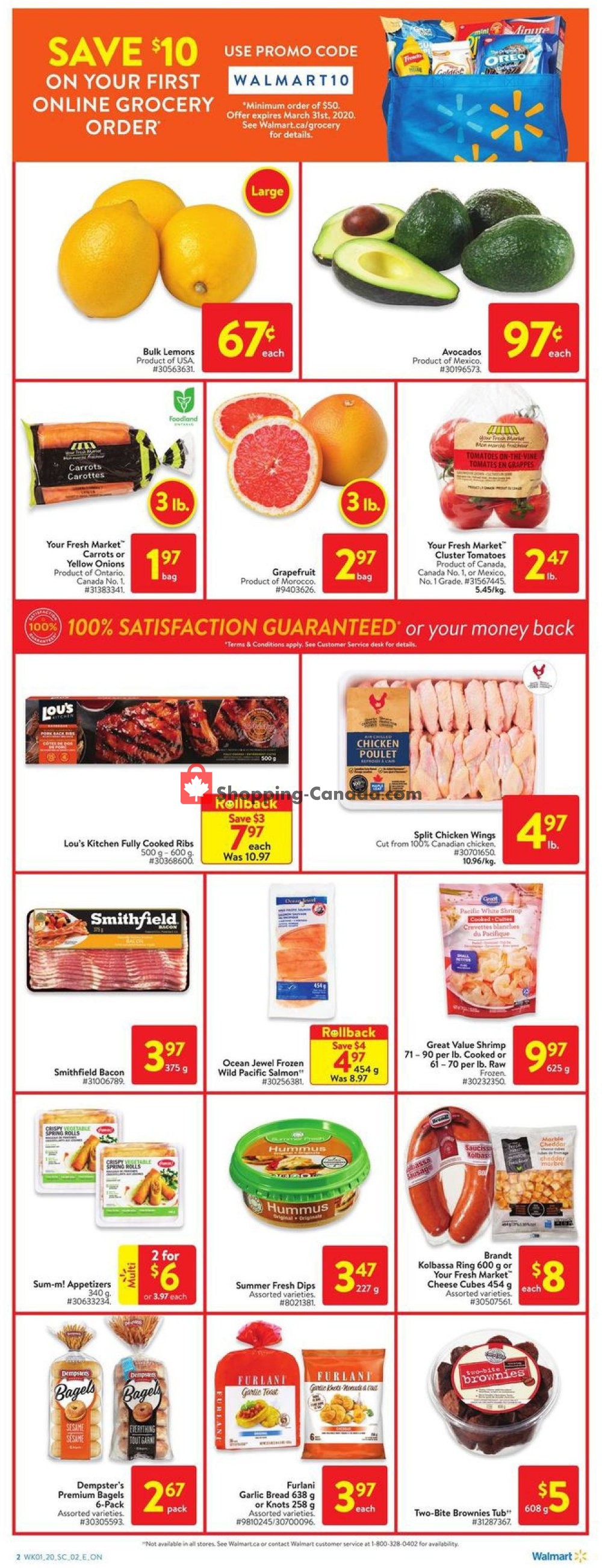 Walmart flyer from Thursday January 30, 2020 to Wednesday February 5, 2020 - page 2