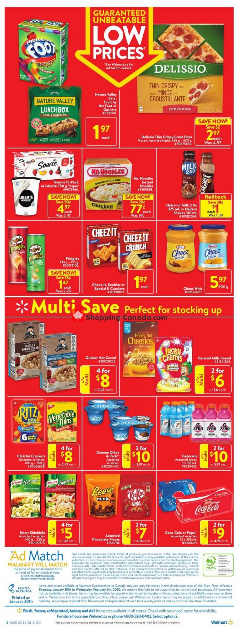Walmart flyer from Thursday January 30, 2020 to Wednesday February 5, 2020 - page 3