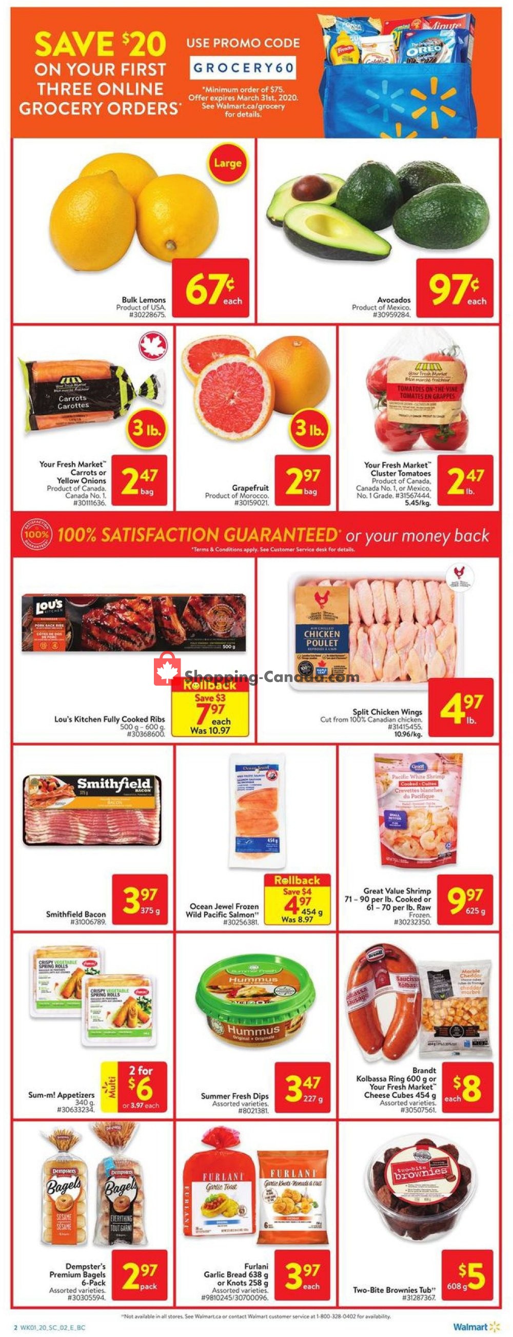 Walmart flyer from Thursday January 30, 2020 to Wednesday February 5, 2020 - page 2