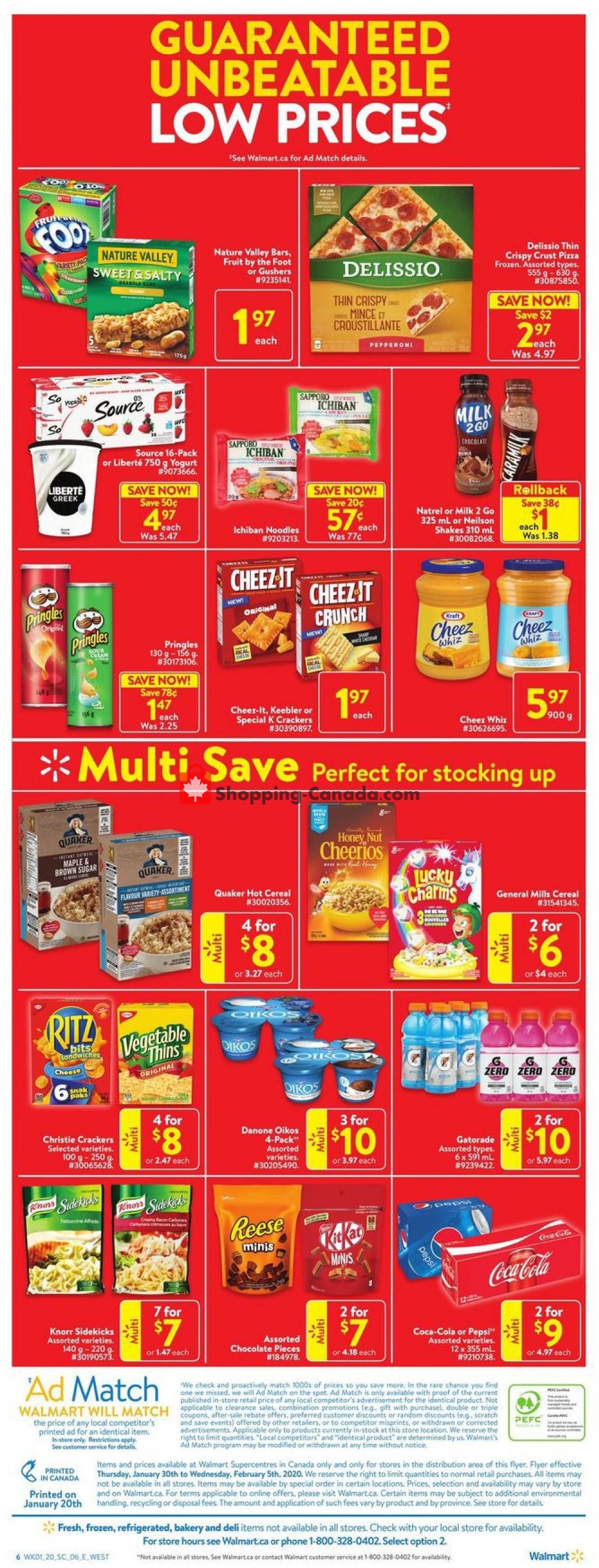 Walmart flyer from Thursday January 30, 2020 to Wednesday February 5, 2020 - page 3