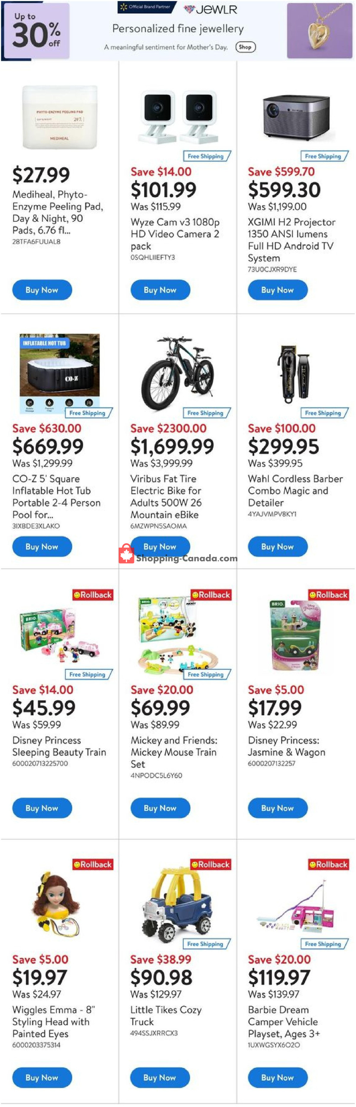 Walmart flyer from Thursday April 25, 2024 to Wednesday May 1, 2024 - page 3
