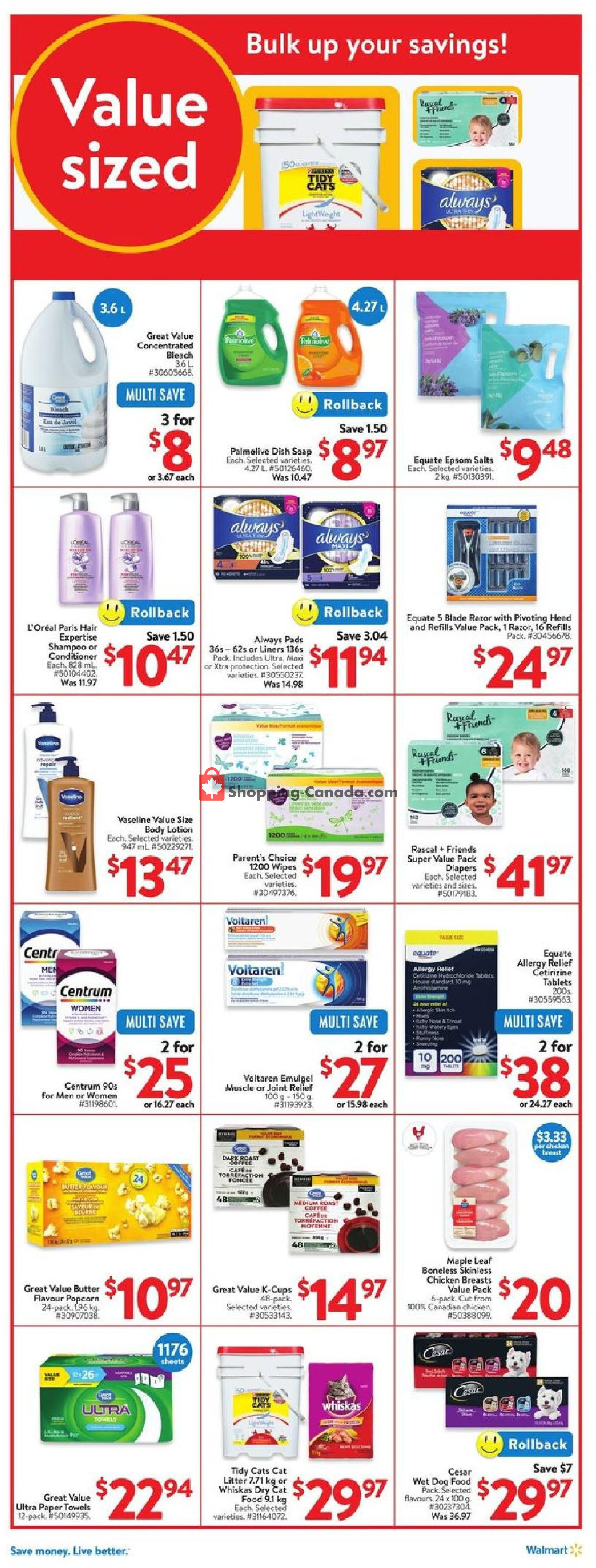Walmart flyer from Thursday May 23, 2024 to Wednesday May 29, 2024 - page 10
