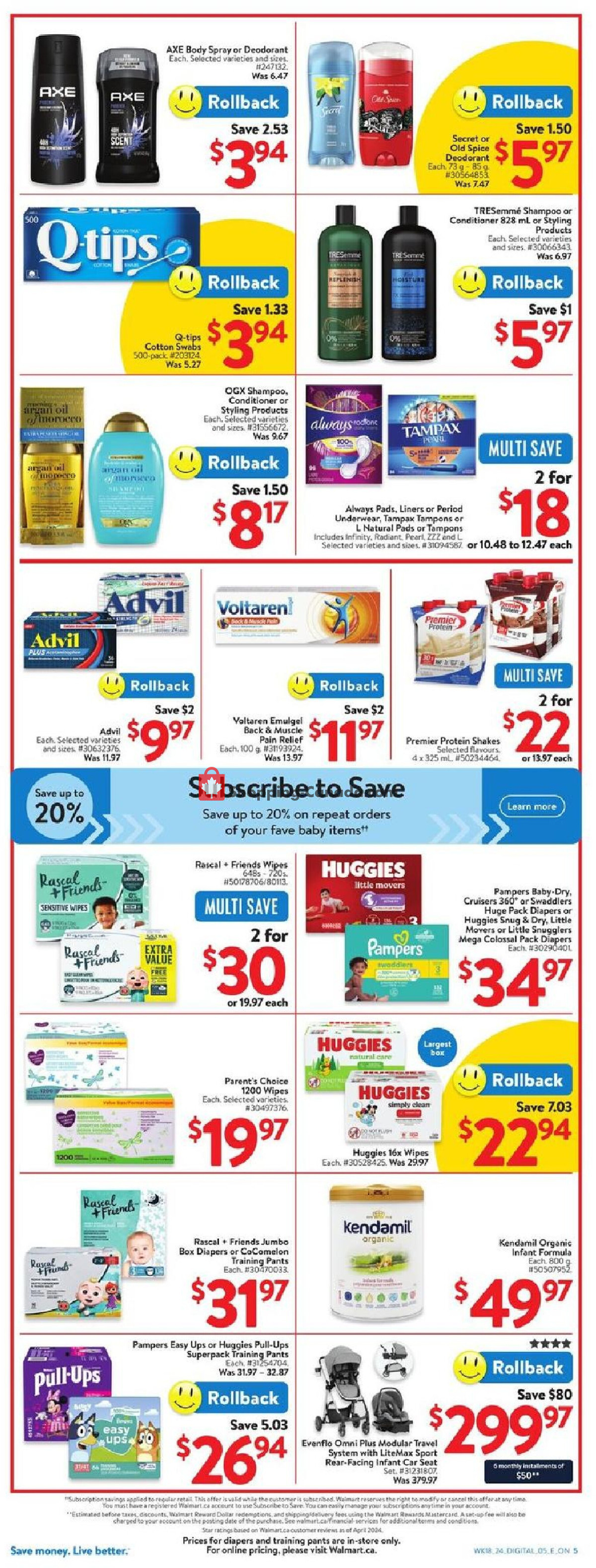 Walmart flyer from Thursday May 23, 2024 to Wednesday May 29, 2024 - page 12