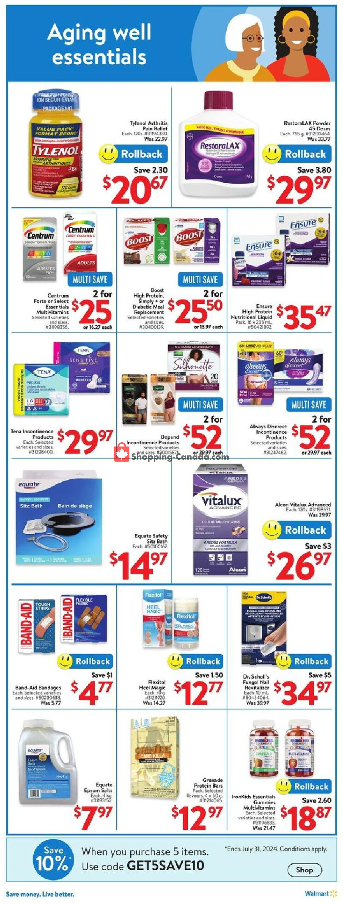 Walmart flyer from Thursday May 23, 2024 to Wednesday May 29, 2024 - page 13