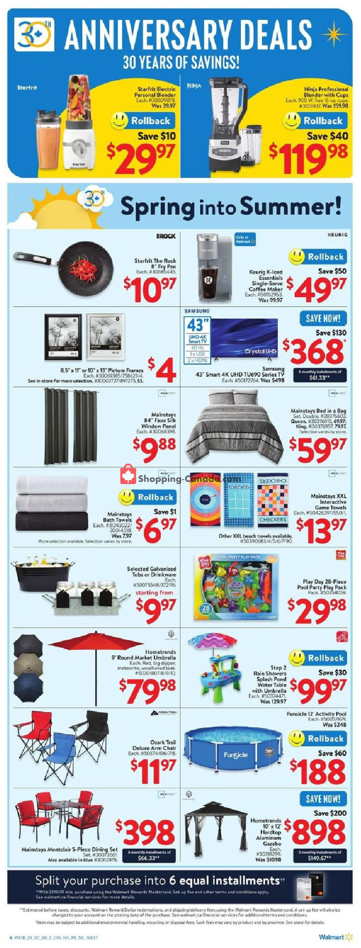 Walmart flyer from Thursday May 23, 2024 to Wednesday May 29, 2024 - page 14