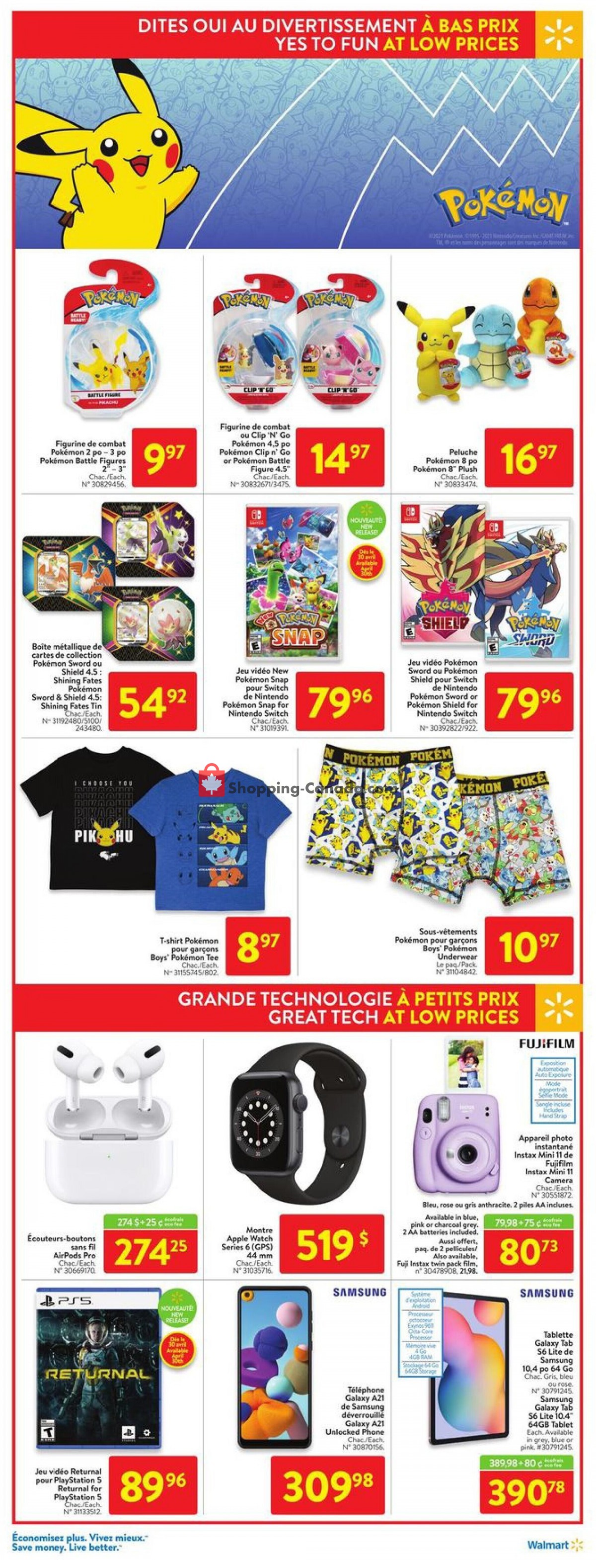 Walmart flyer from Thursday April 29, 2021 to Wednesday May 5, 2021 - page 14