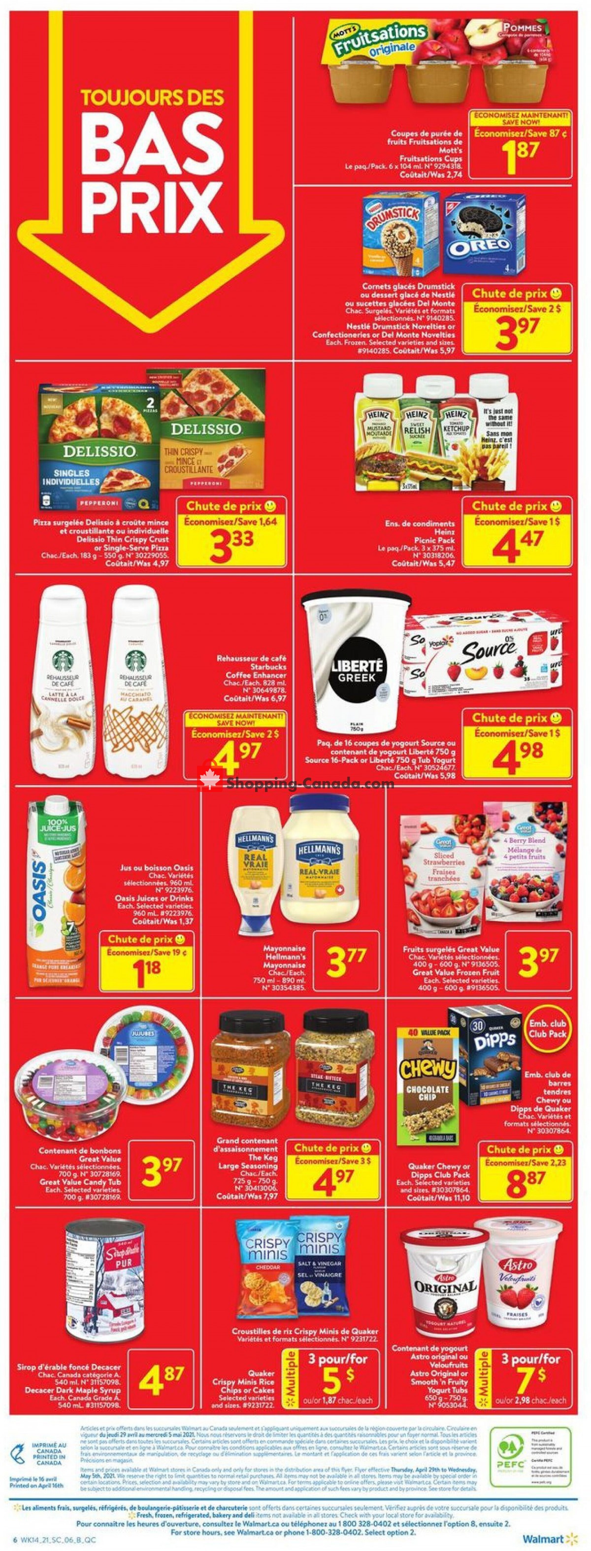 Walmart flyer from Thursday April 29, 2021 to Wednesday May 5, 2021 - page 3