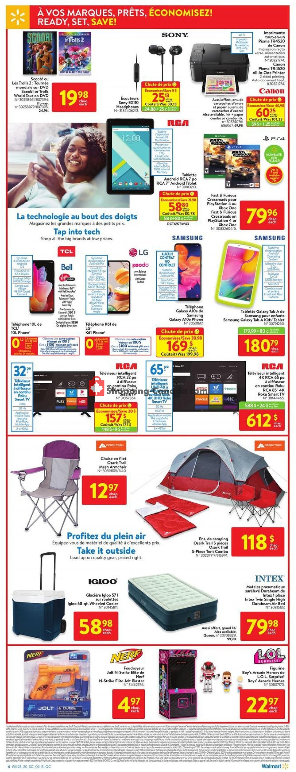 Walmart flyer from Thursday August 6, 2020 to Wednesday August 12, 2020 - page 10
