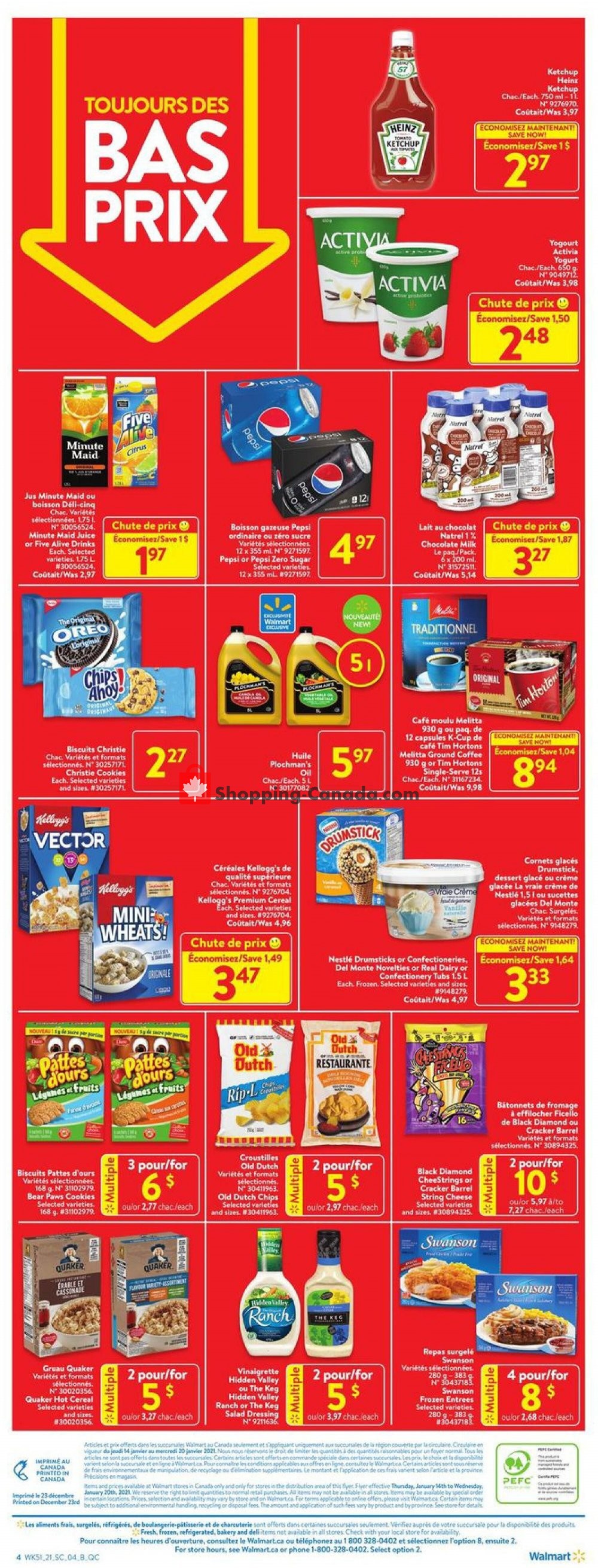 Walmart flyer from Thursday January 14, 2021 to Wednesday January 20, 2021 - page 2