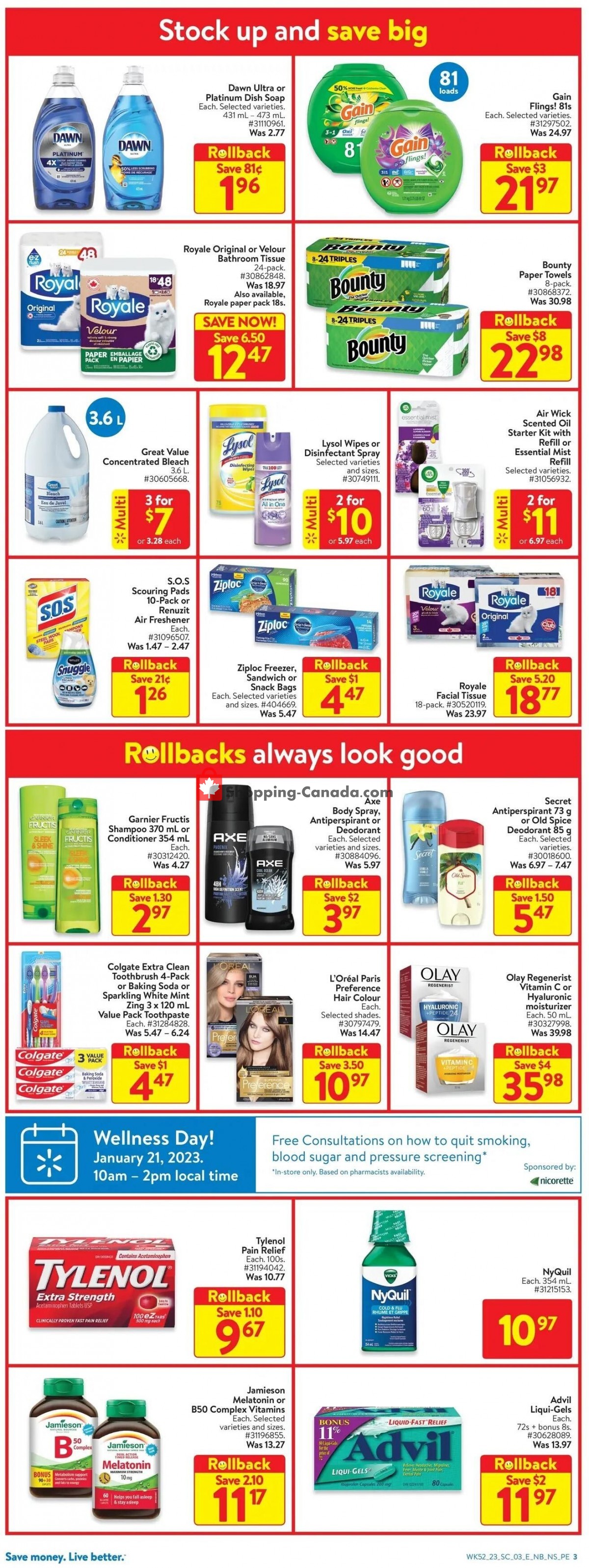 Walmart flyer from Thursday January 19, 2023 to Wednesday January 25, 2023 - page 4