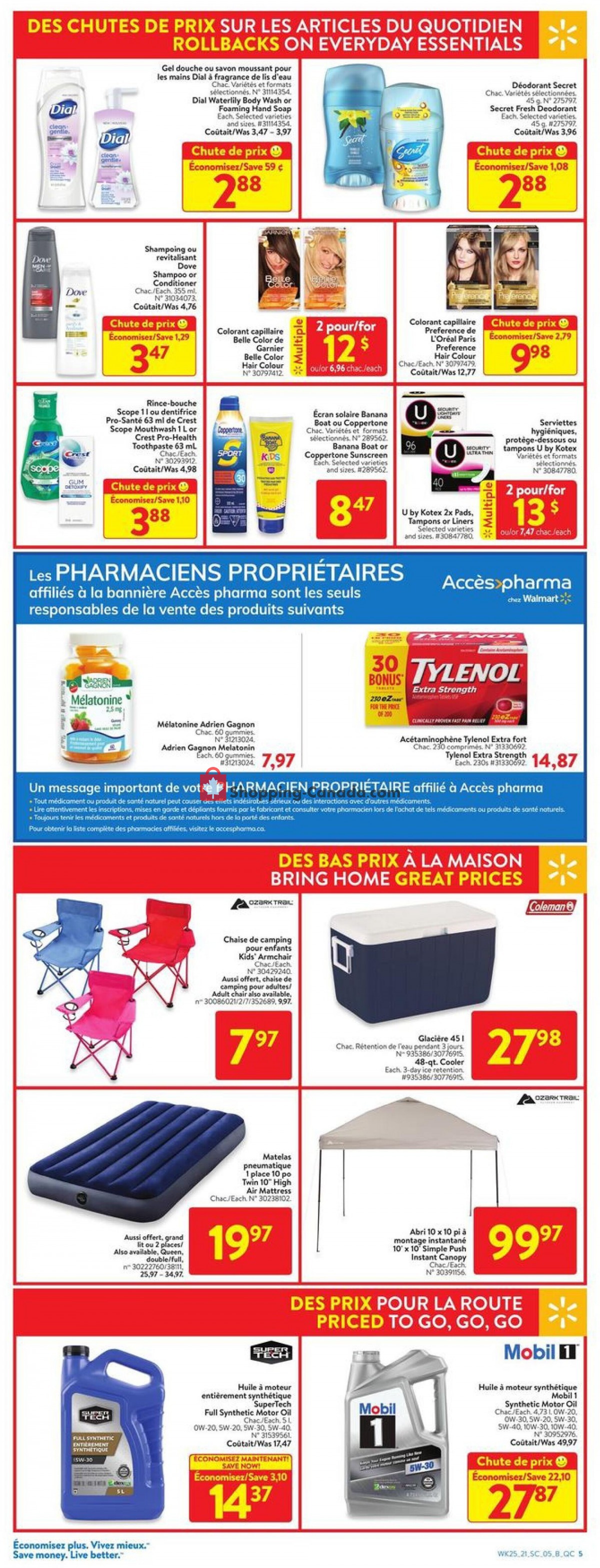 Walmart flyer from Thursday July 15, 2021 to Wednesday July 21, 2021 - page 10