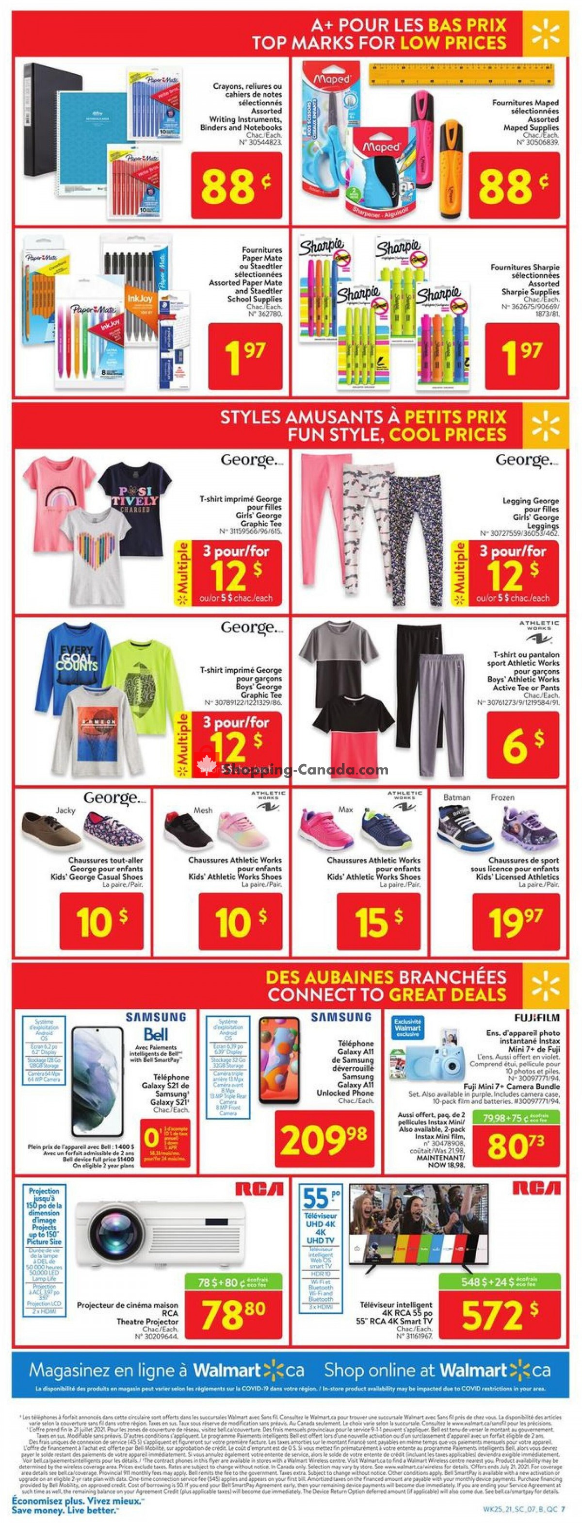Walmart flyer from Thursday July 15, 2021 to Wednesday July 21, 2021 - page 15