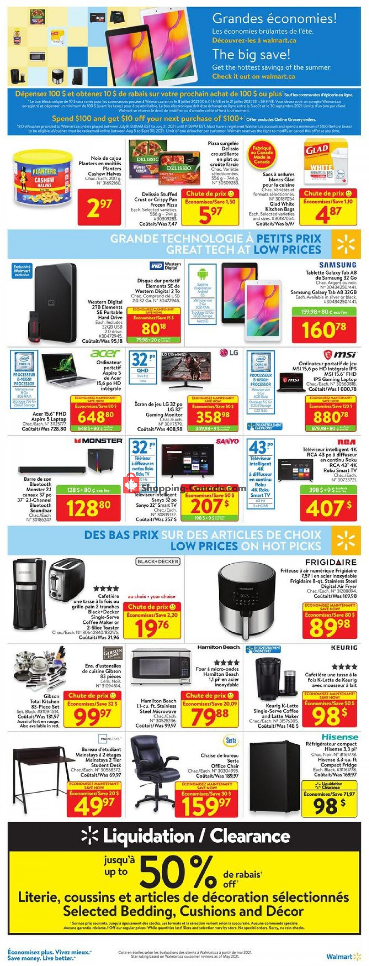 Walmart flyer from Thursday July 15, 2021 to Wednesday July 21, 2021 - page 16